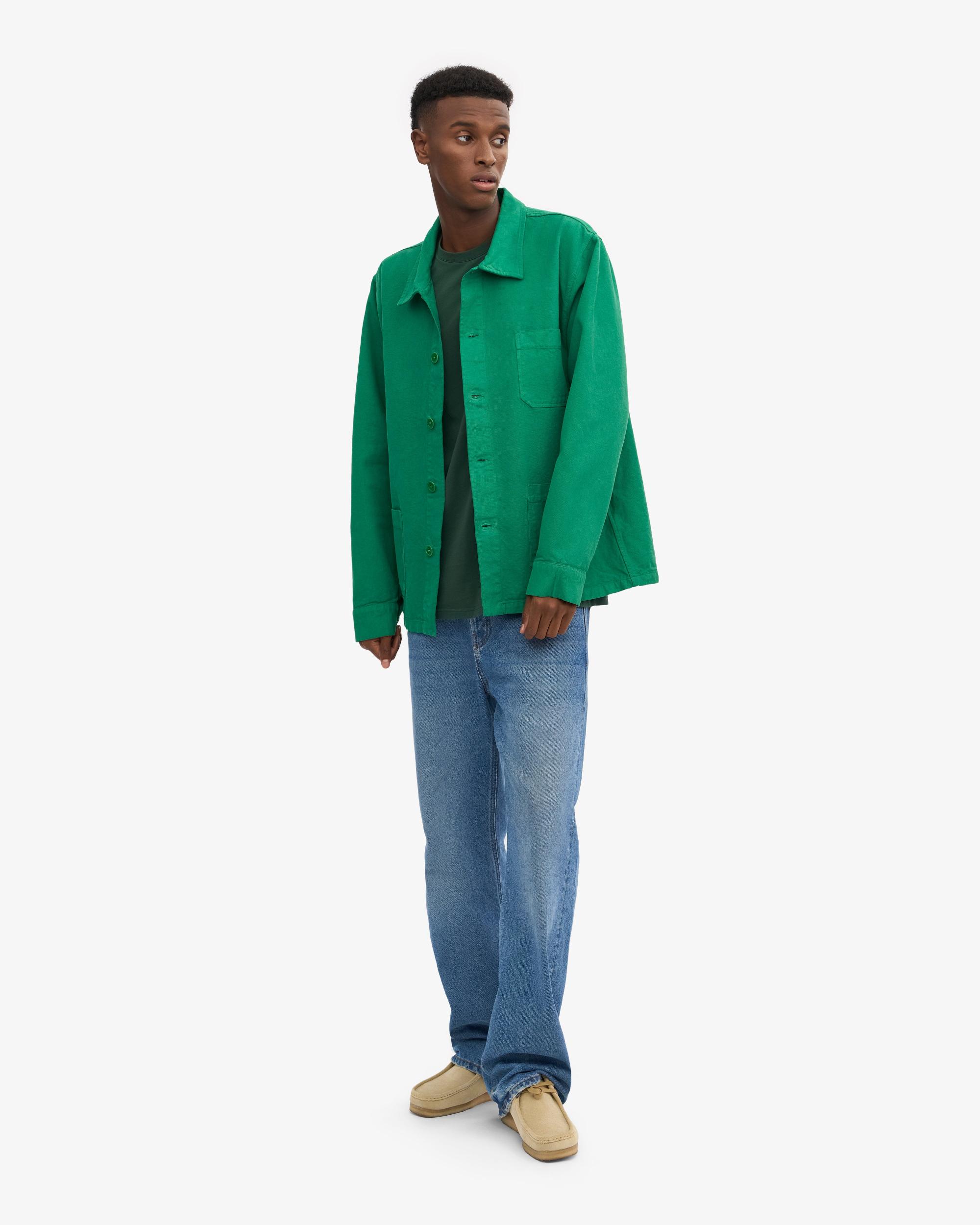Organic Workwear Jacket - Kelly Green Product Image