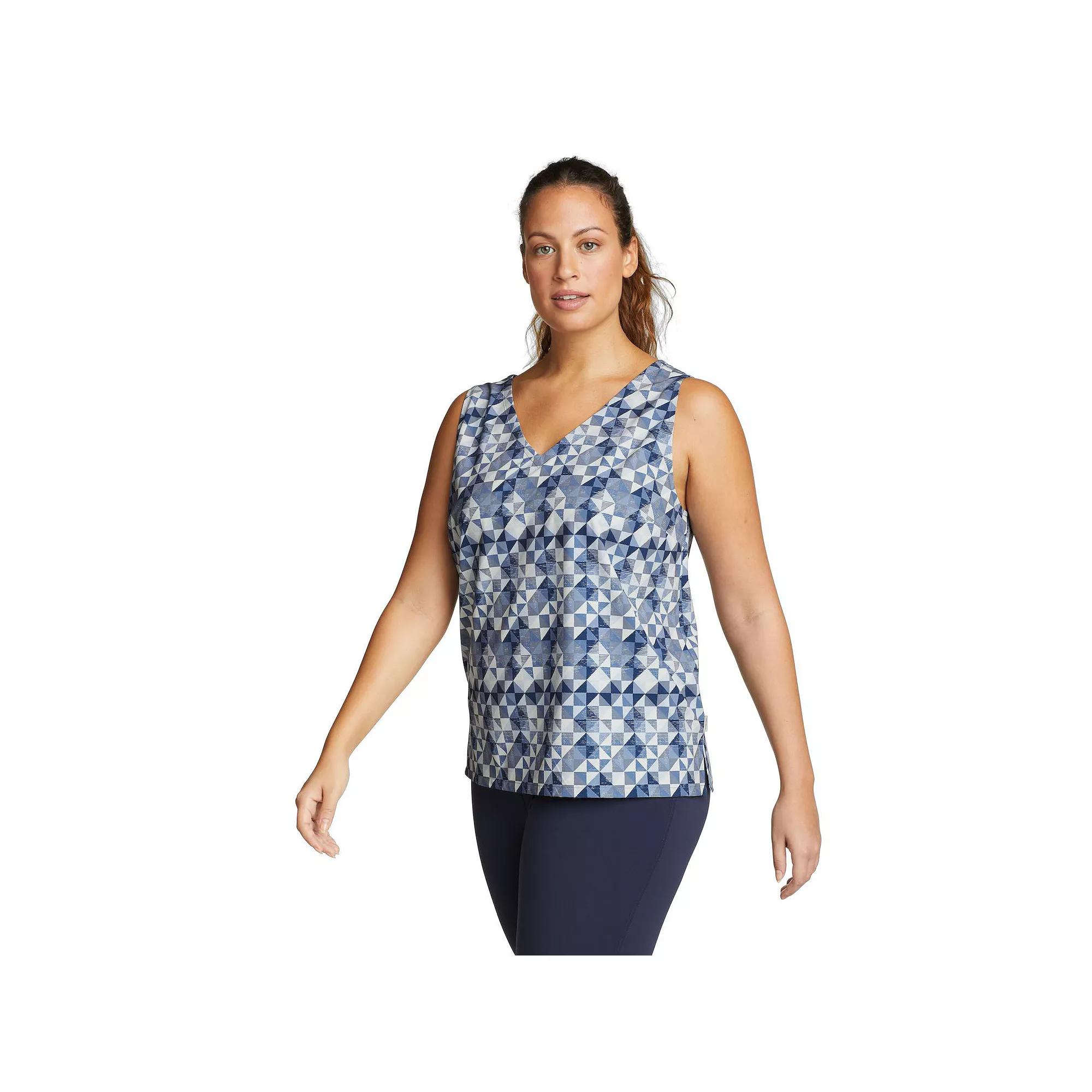 Womens Eddie Bauer Departure V-Neck Tank Top Product Image