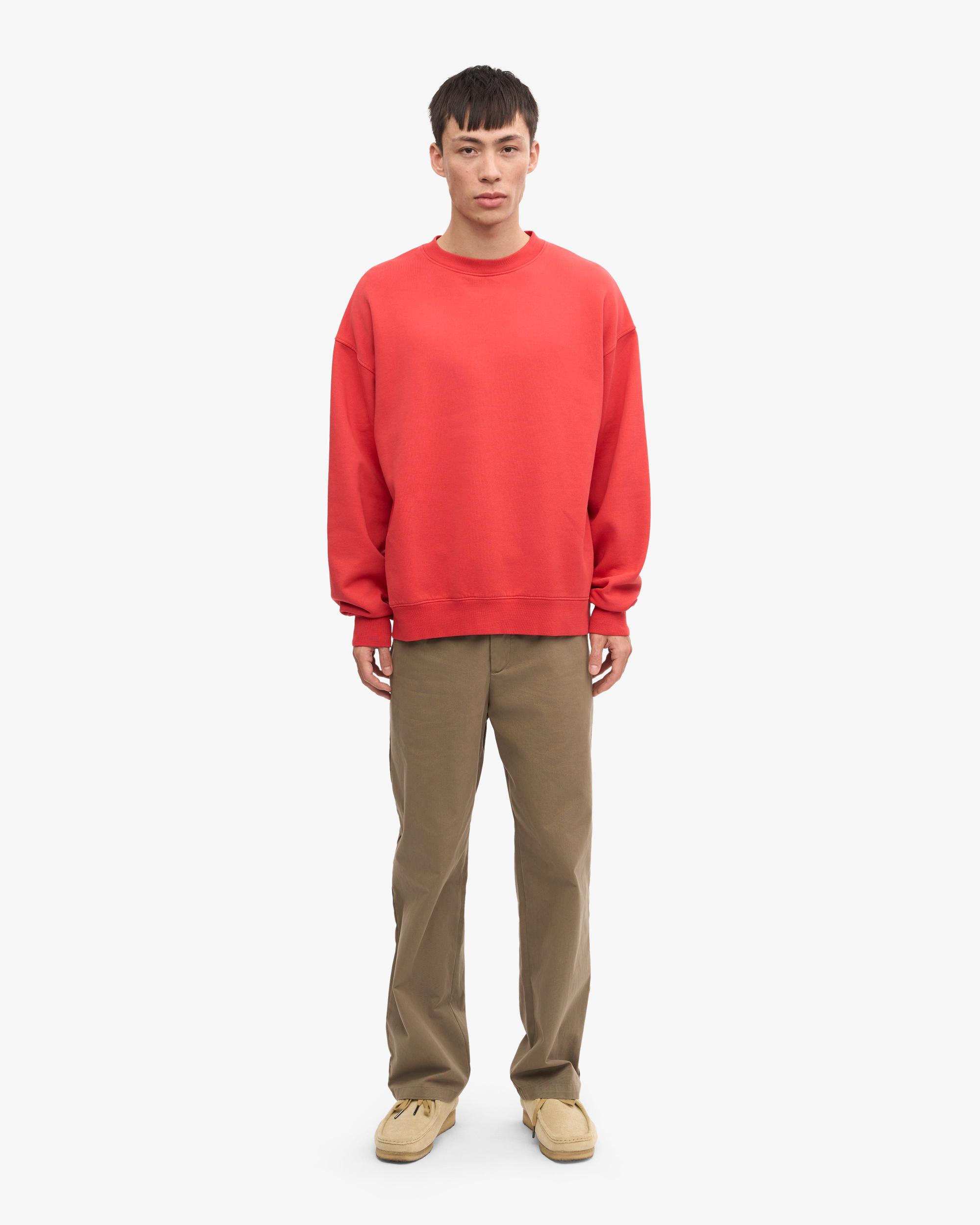 Organic Oversized Crew - Cedar Brown Product Image