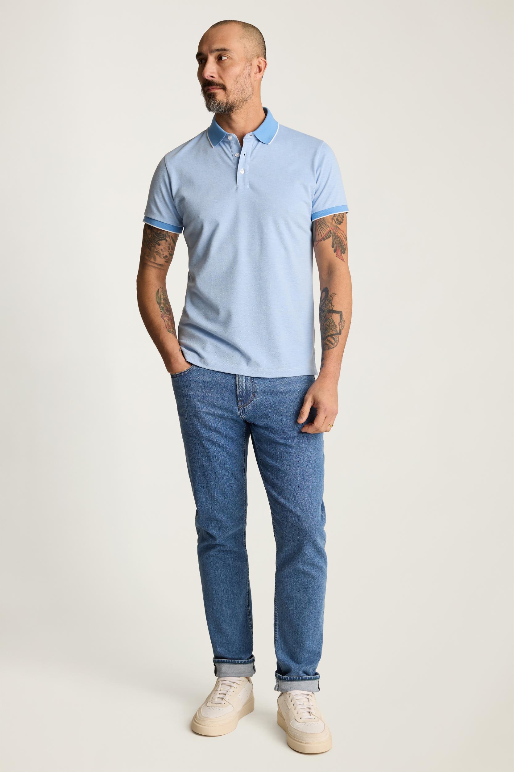 Stretch Pique Polo Product Image