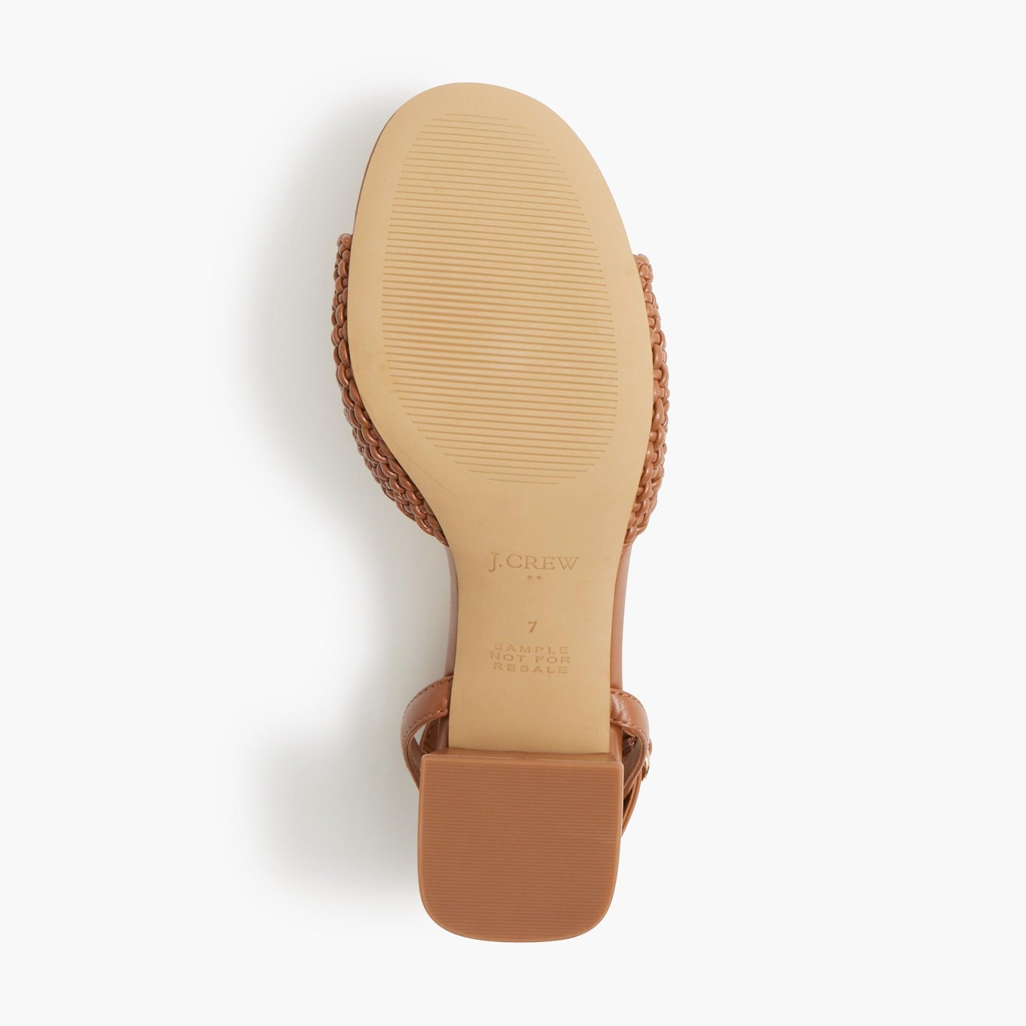 Woven heeled sandals Product Image