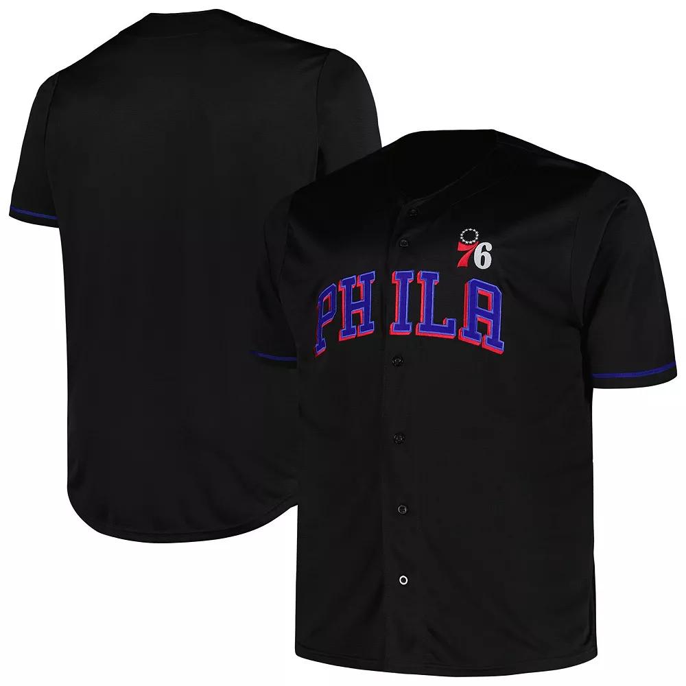 Men's Profile Black Philadelphia 76ers Big & Tall Pop Jersey,  Product Image
