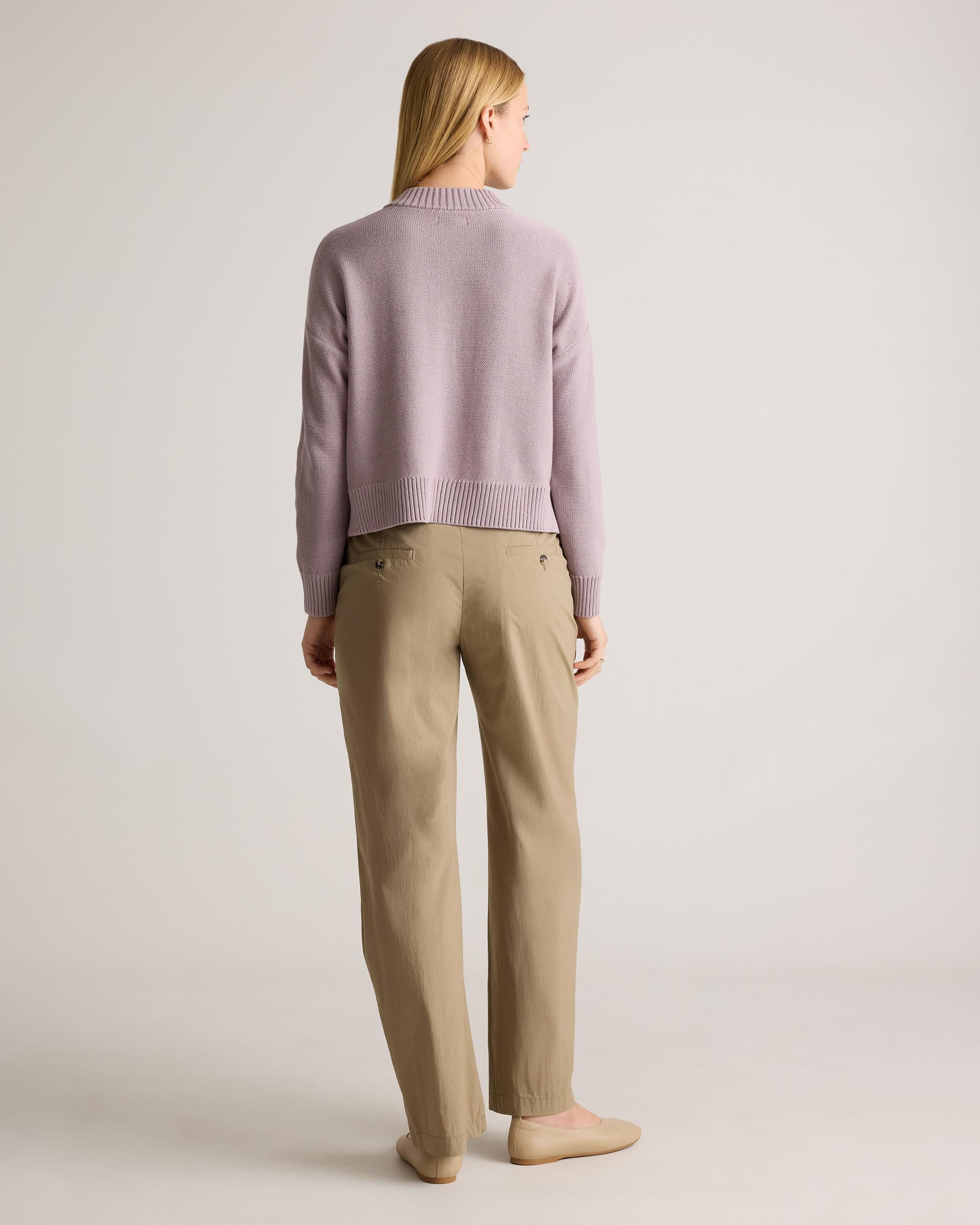 Quince | Women's Cropped Cardigan Sweater Organic Cotton Product Image