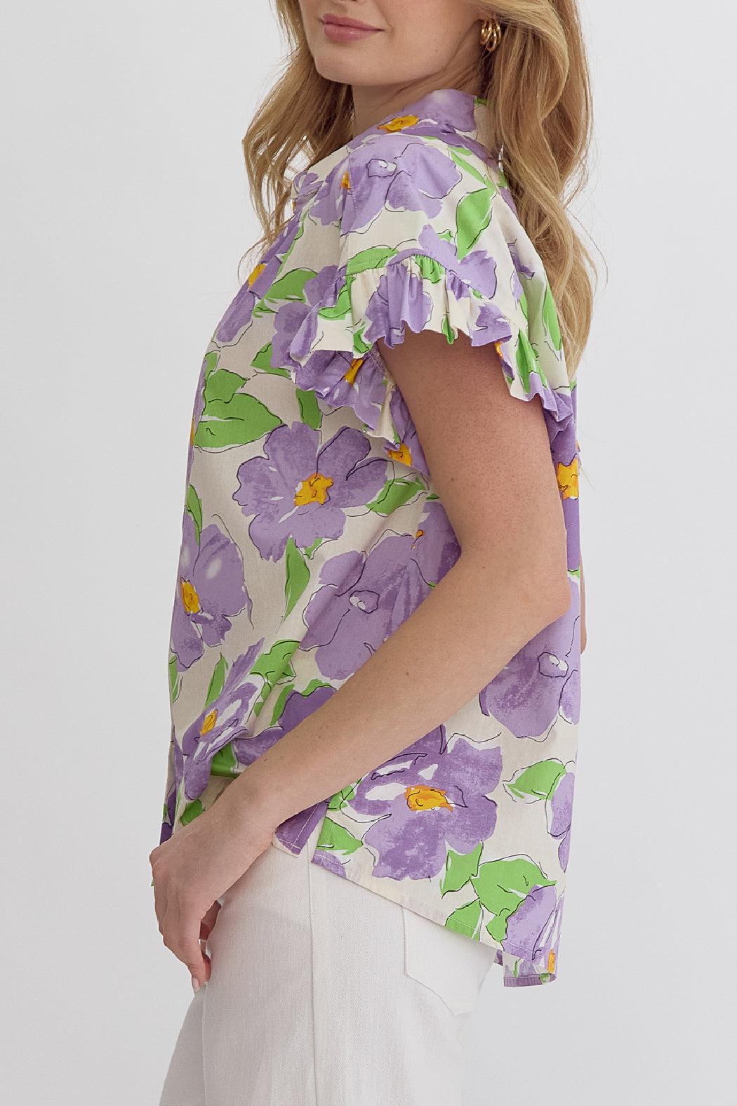 Floral Button Up Product Image