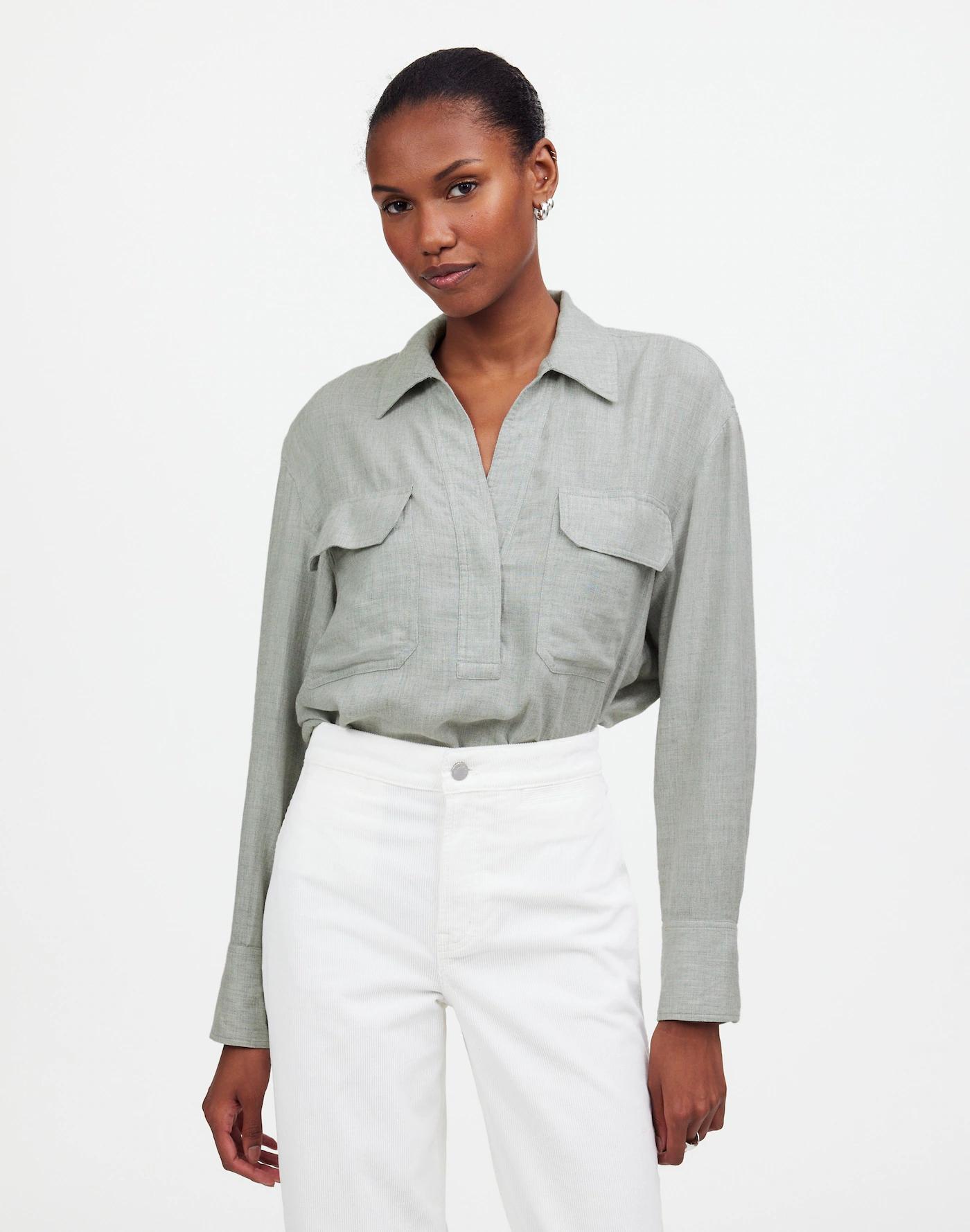 Popover Shirt in Plaid Product Image