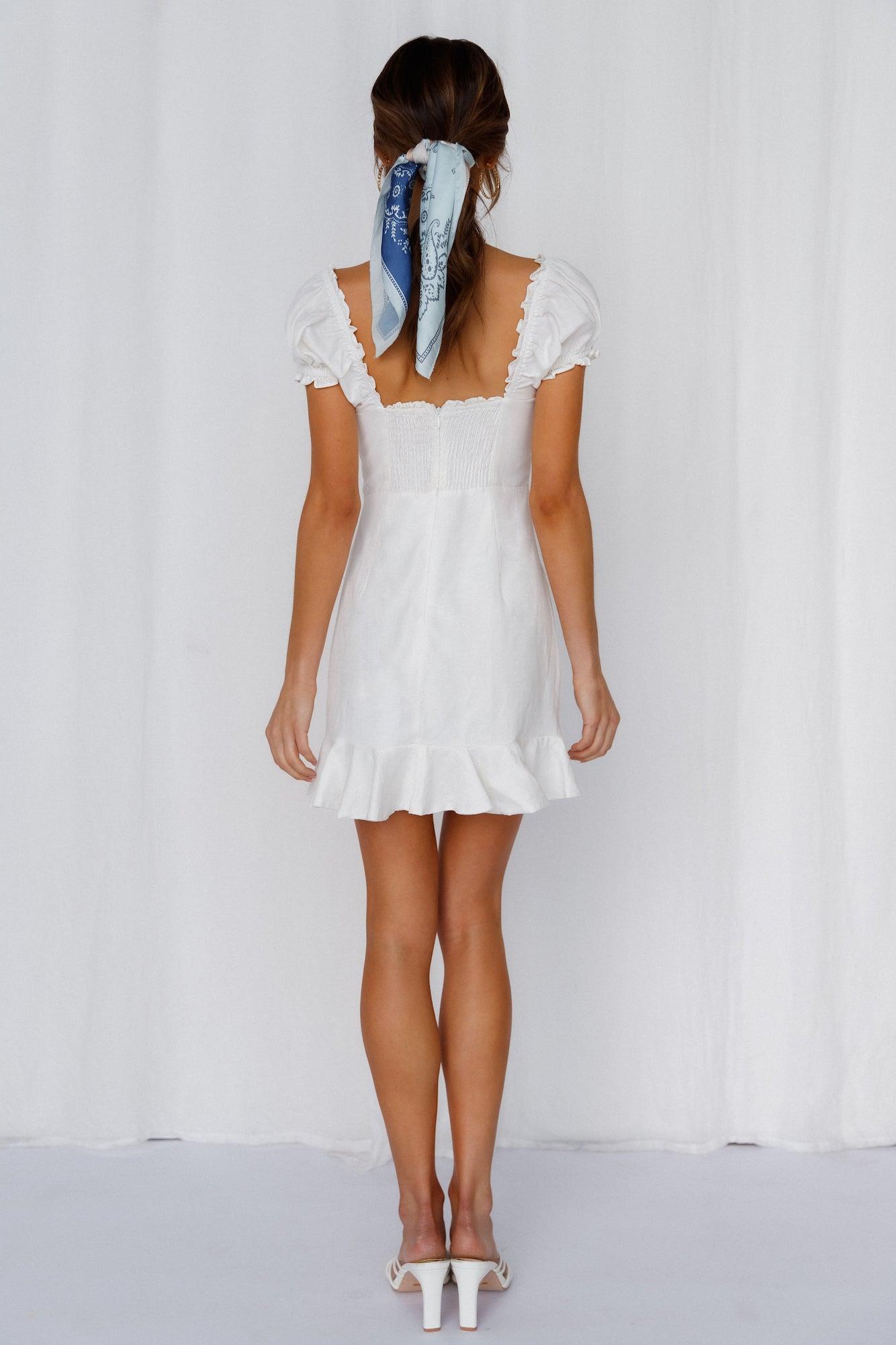 Im All I Need Dress White Product Image