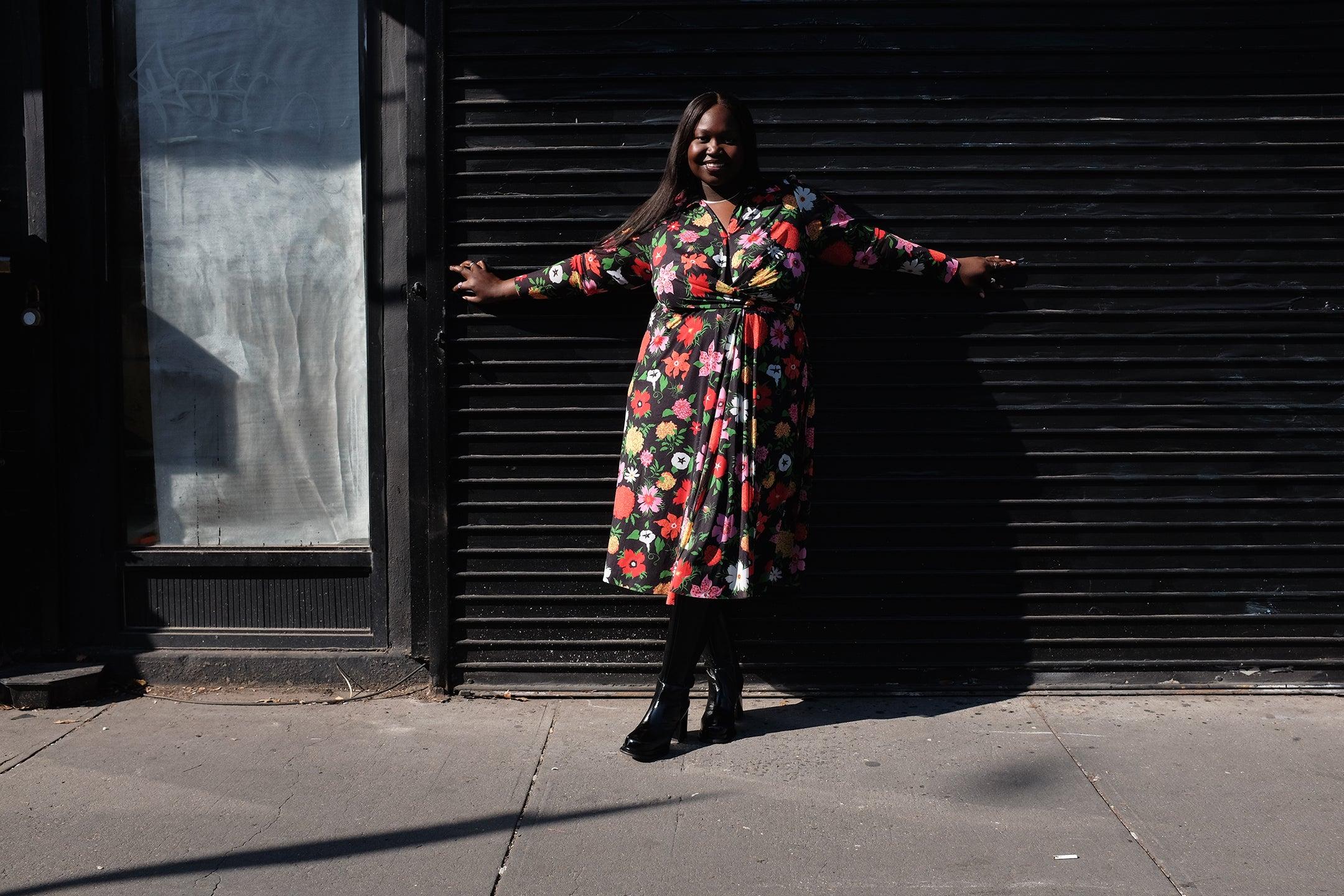 Enid Wrap Dress - Mills Floral Product Image