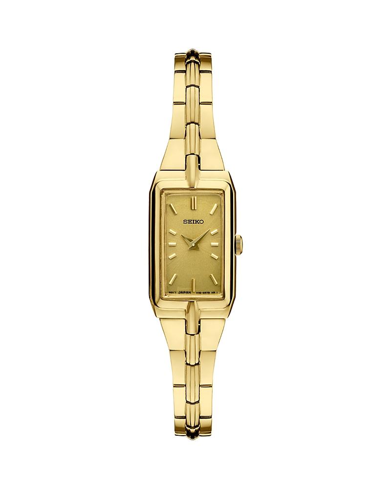 Seiko Womens Essential Gold Tone Stainless Steel Bracelet Watch - SWR048 Yellow Product Image