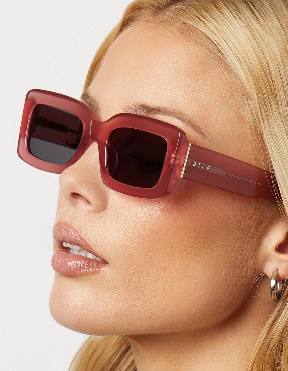 DIFF EYEWEAR Indy Polarized Sunglasses - CORAL Product Image