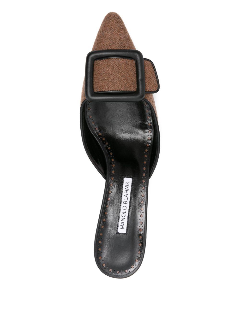 50mm Maysale buckle-detail mules Product Image