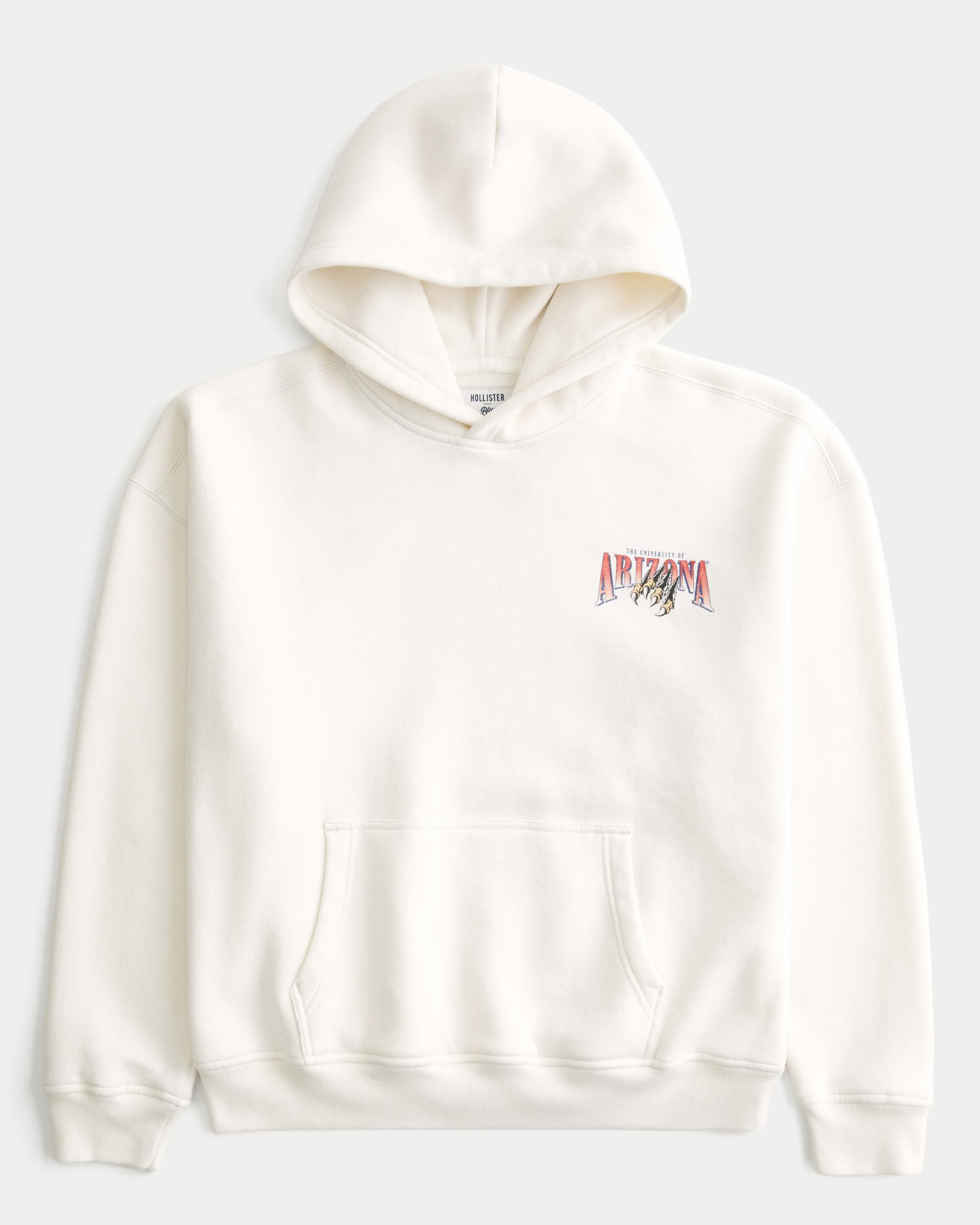 Boxy UConn Graphic Hoodie Product Image