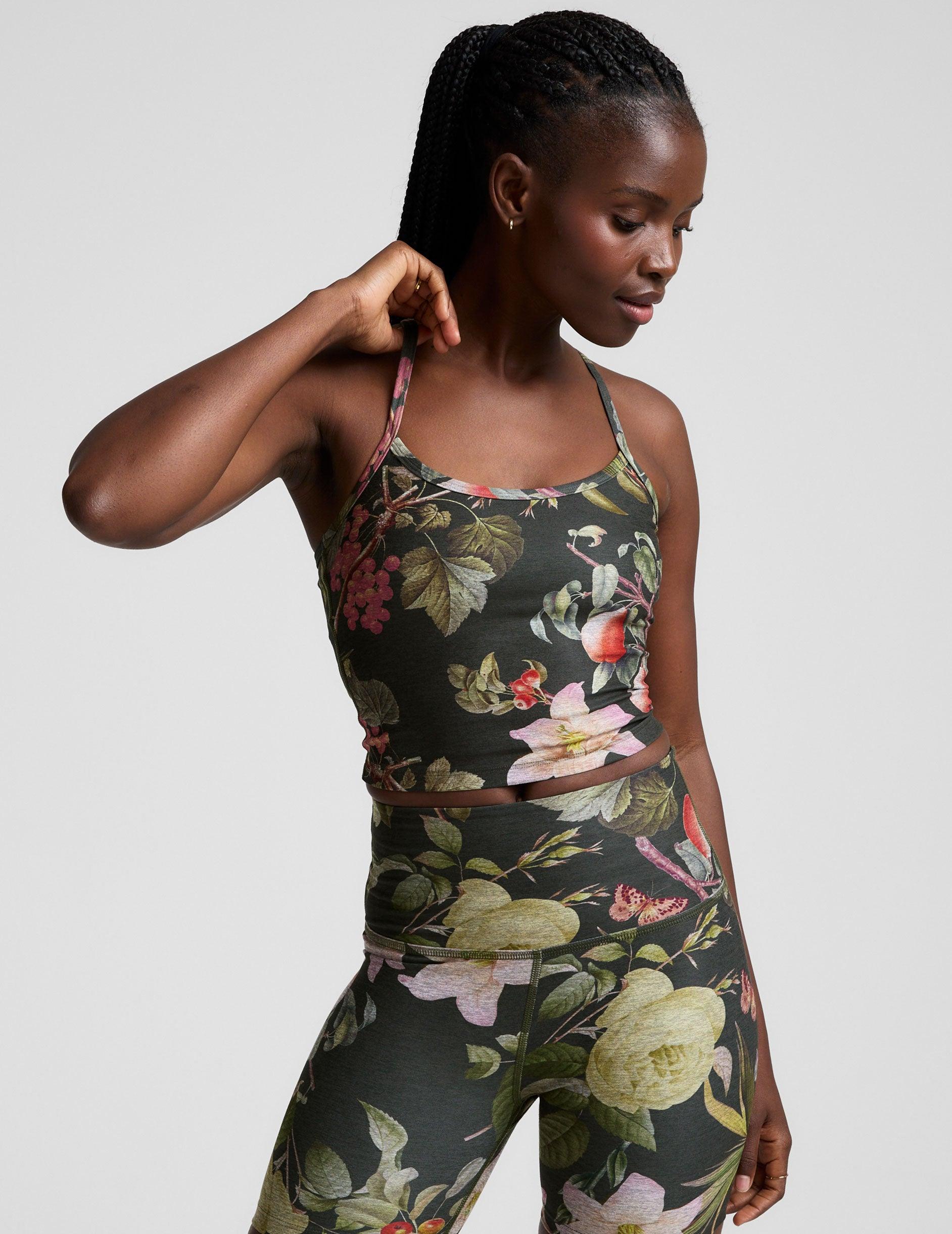 Botanical Garden SoftMark Slim Racerback Cropped Tank Product Image