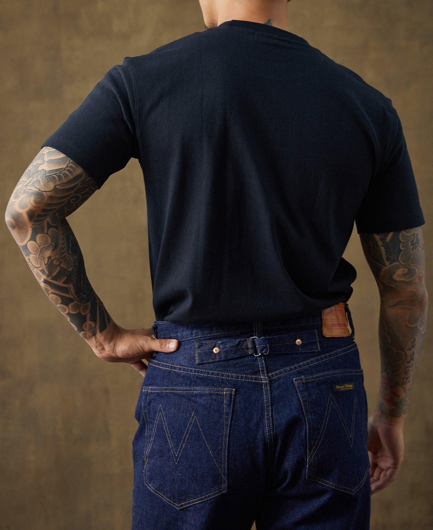 9 oz Cotton Tubular T-Shirt - Black Product Image