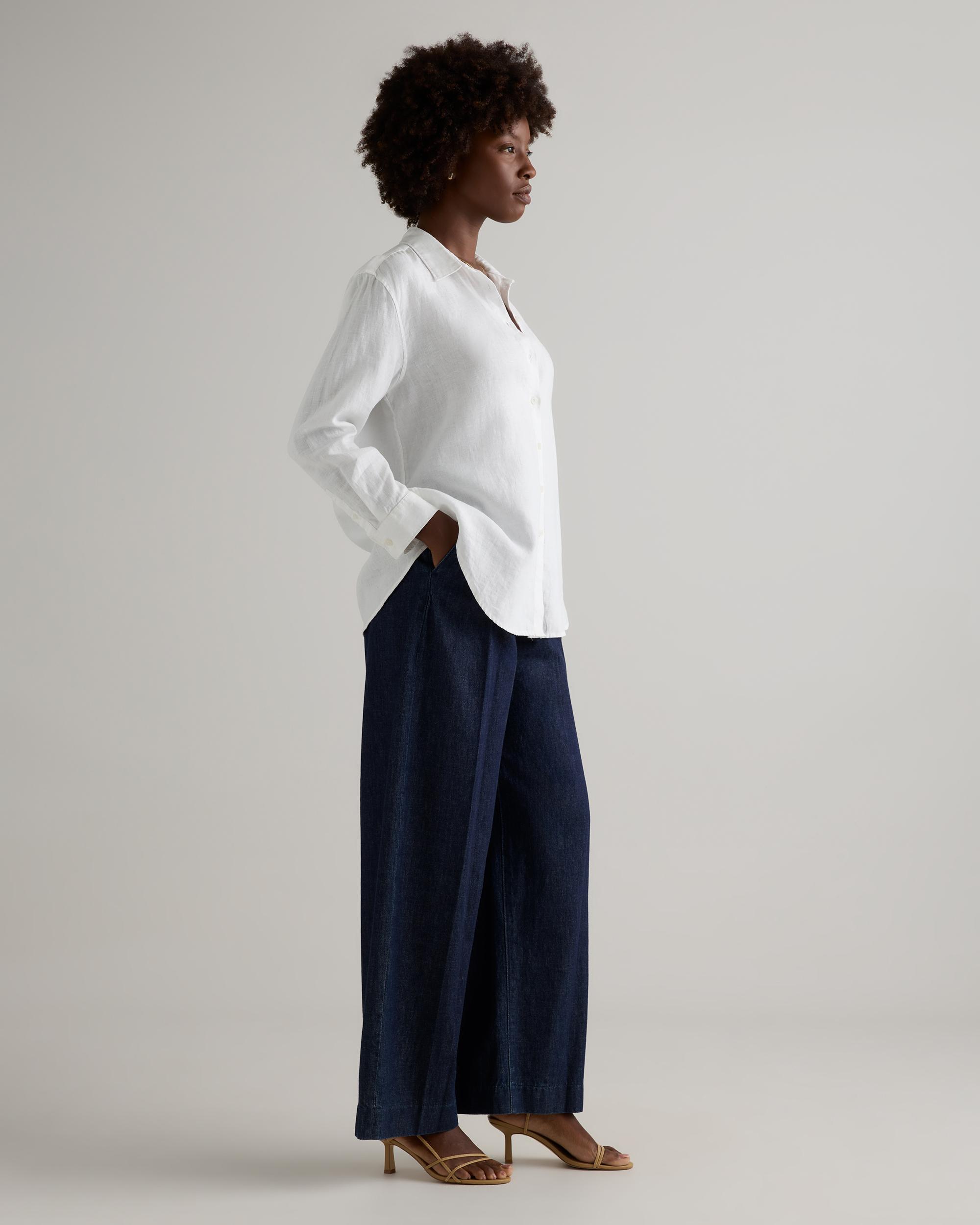 Quince | Women's Long Sleeve Shirt Linen Product Image