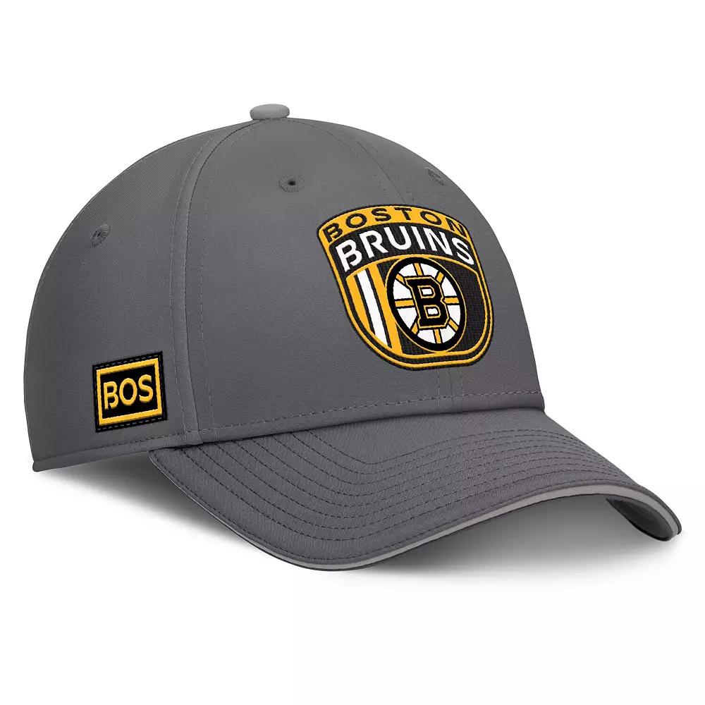 Men's Fanatics Gray Boston Bruins Home Ice Flex Hat, Size: Medium/Large, Grey Product Image