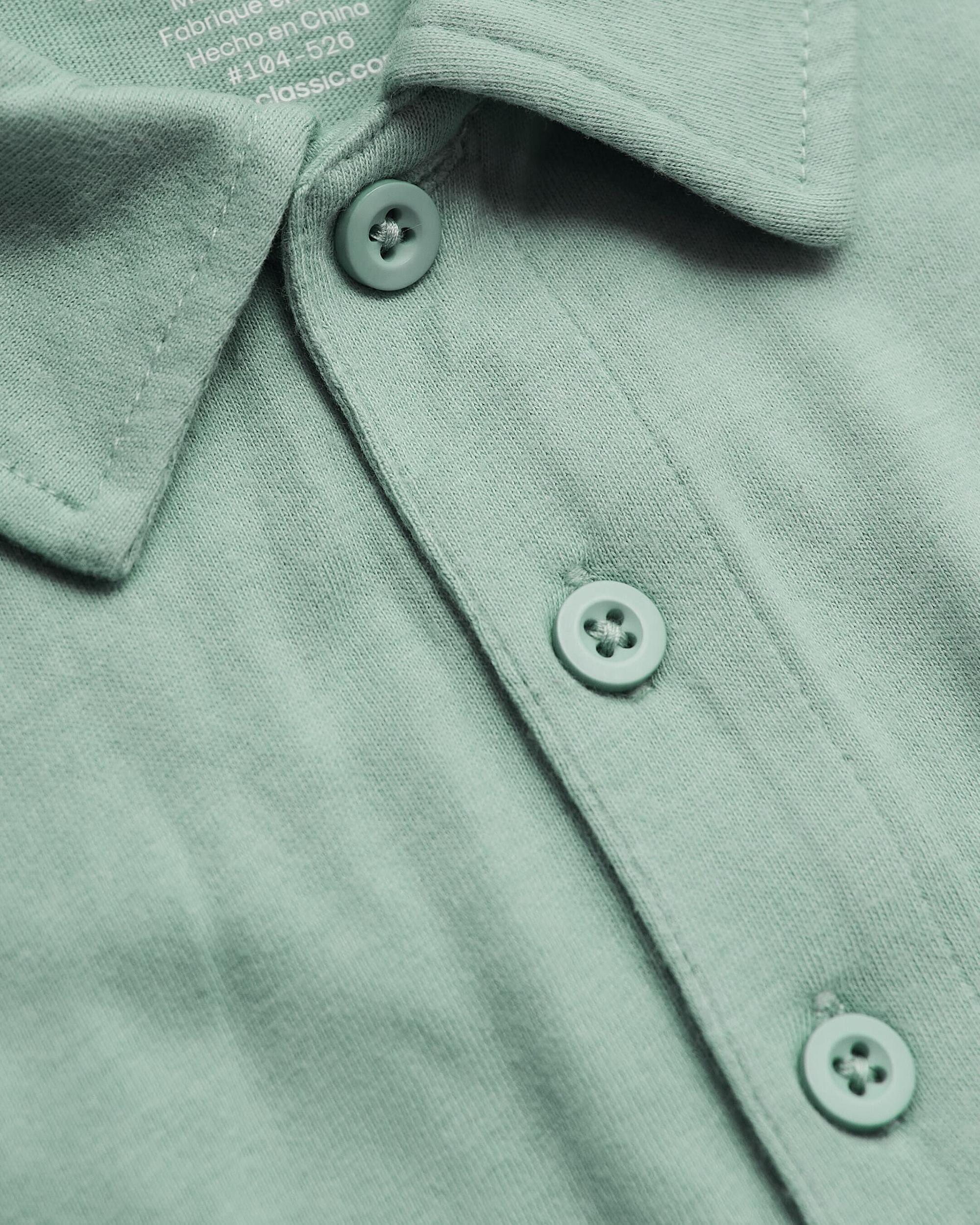 Heather Slate Green Classic Polo Product Image