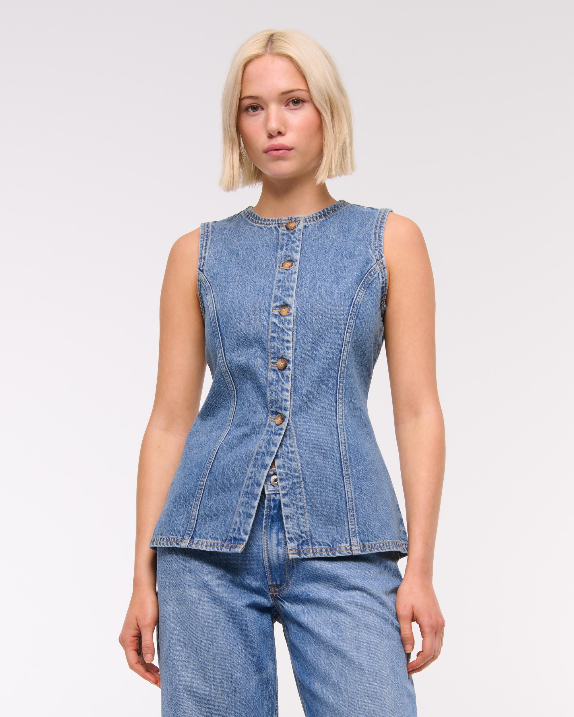 Denim Vest Product Image