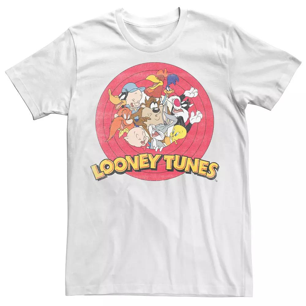 Men's Looney Tunes Classic Circle Lineup Group Shot Tee,  Product Image