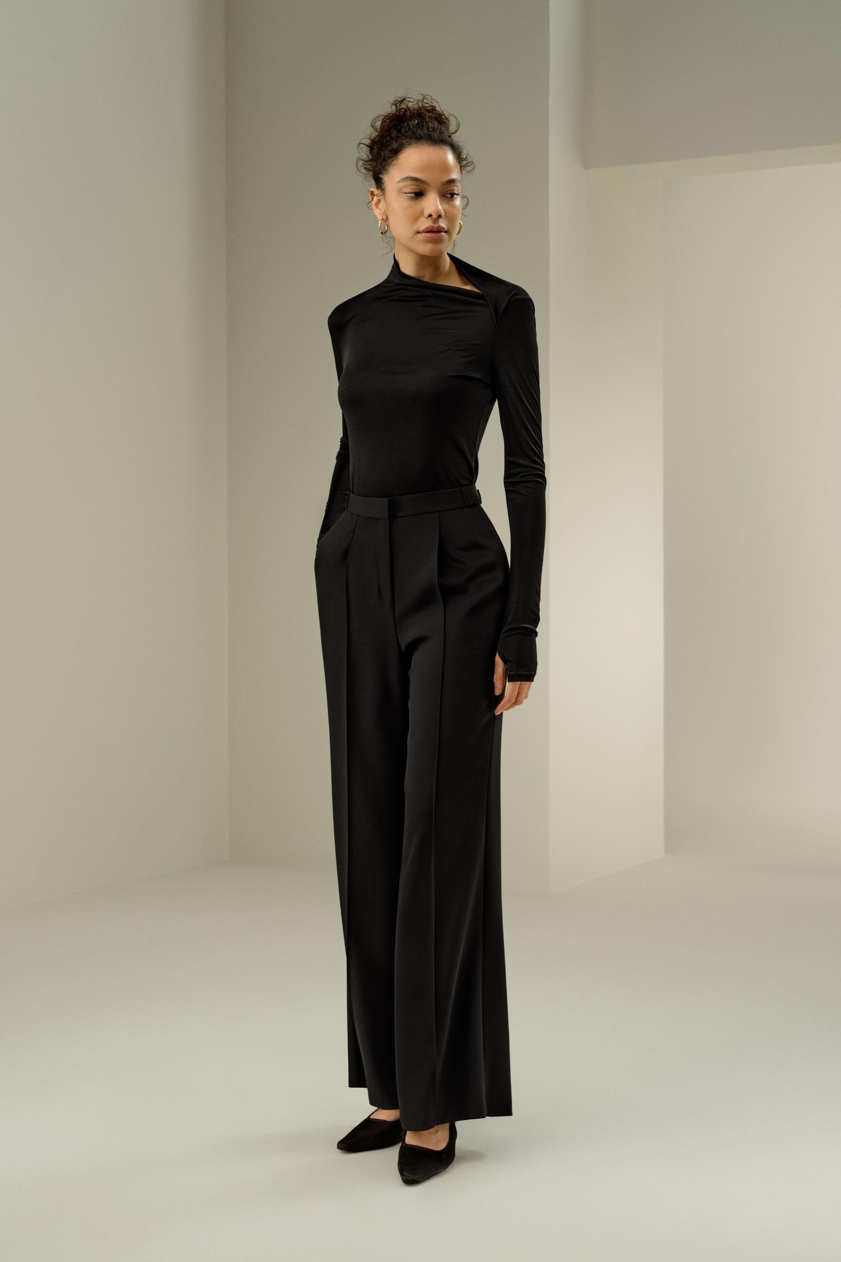 LILYSILK Silk Tops for Women | Black 100% Grade 6A Silk | High Hygroscopic All Seasons Tops XS Product Image