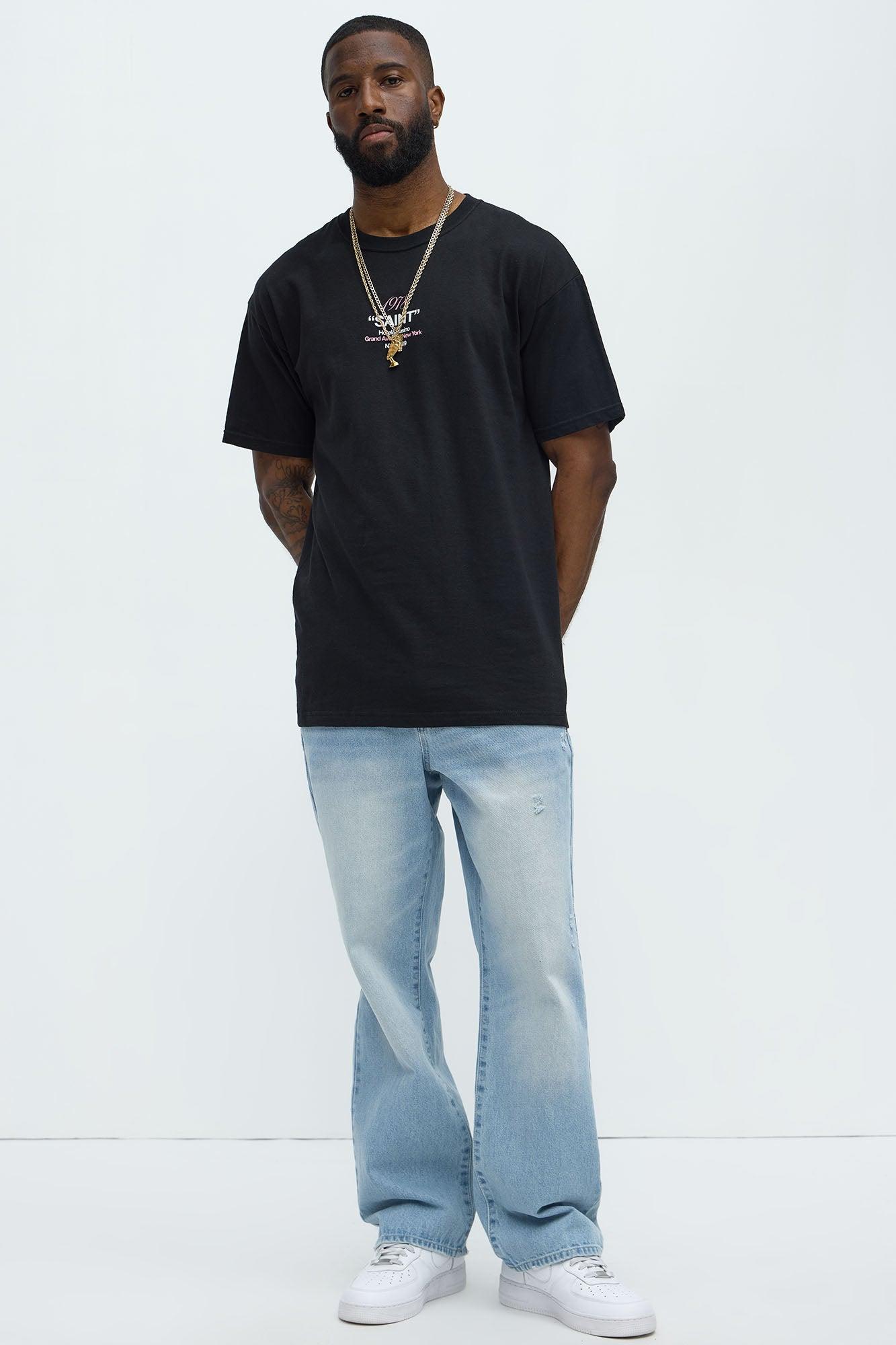 Saint NYC Short Sleeve Tee - Black Product Image