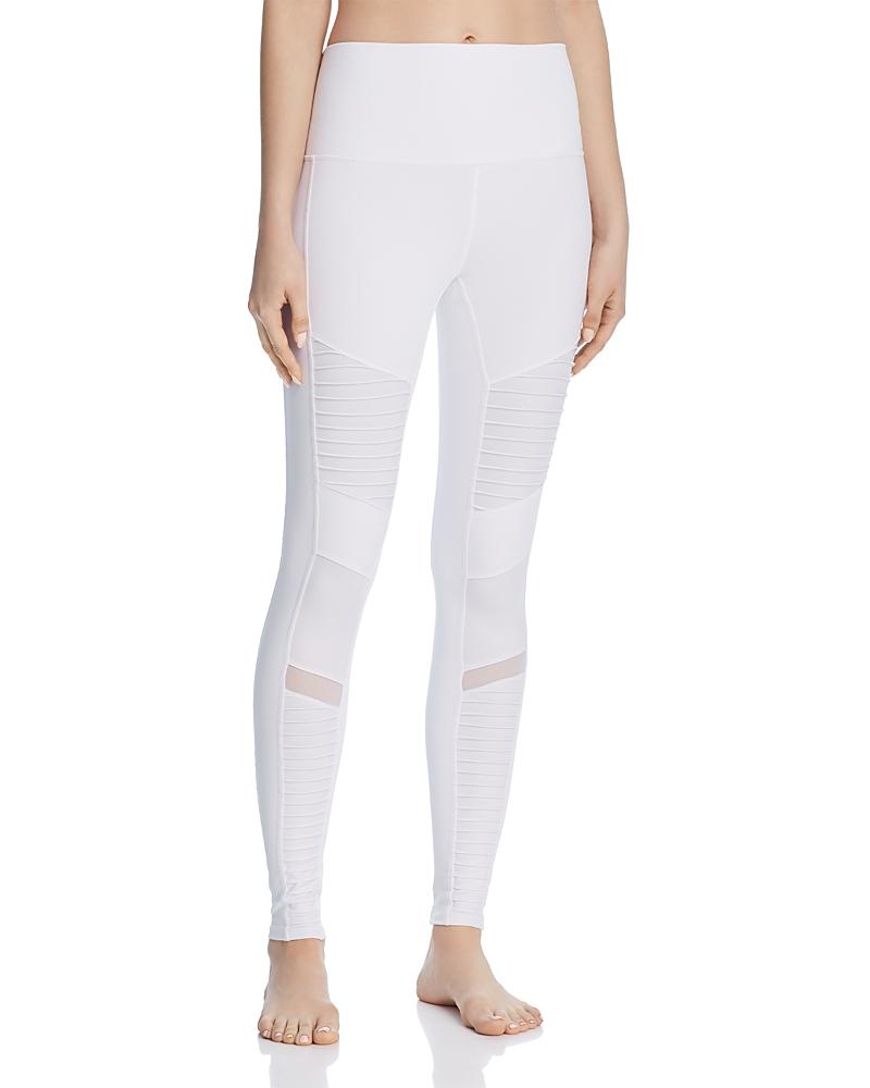 ALO | High-Waist Moto Legging Grey Product Image