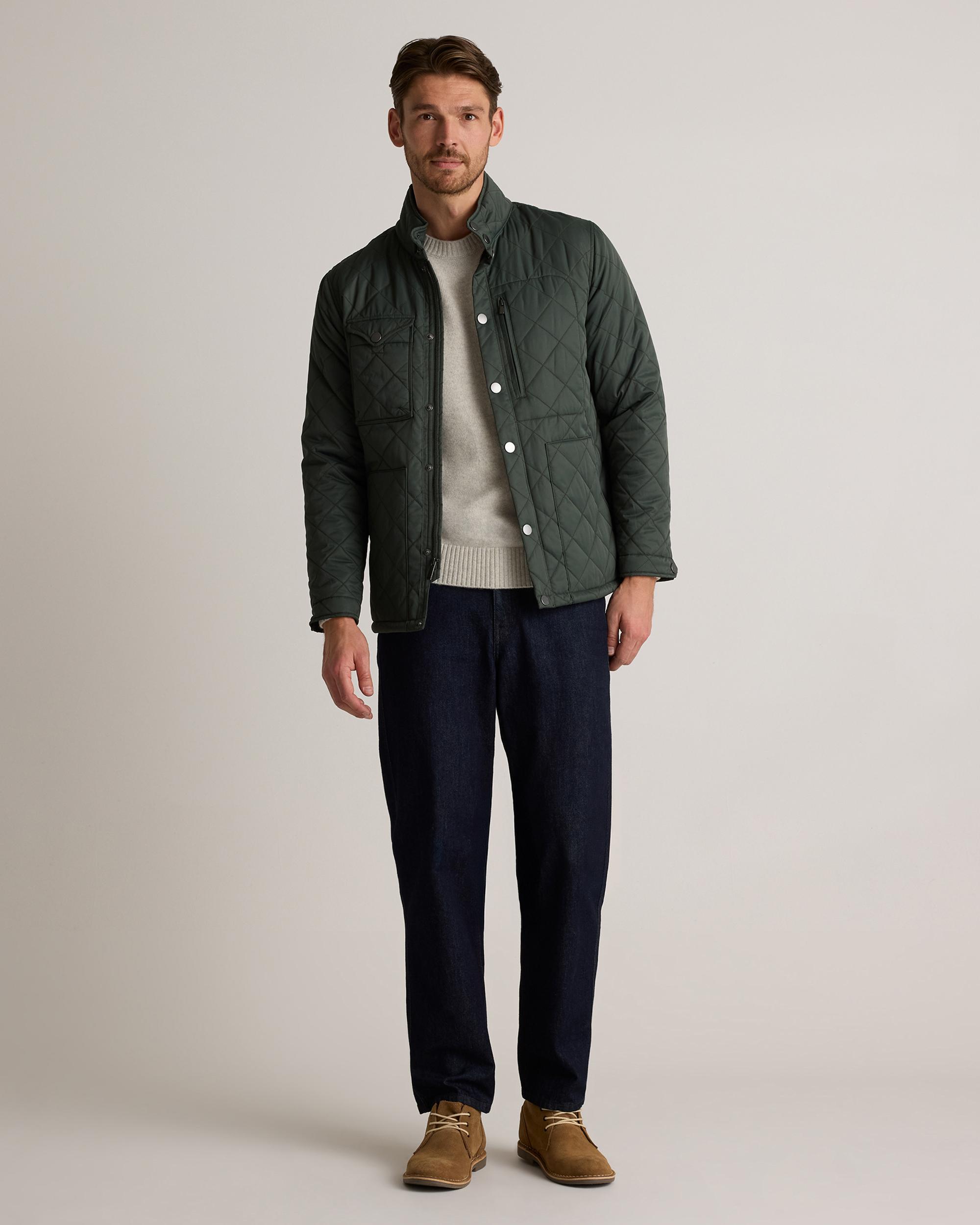 Quince | Men's Featherless Quilted Utility Jacket Nylon Product Image