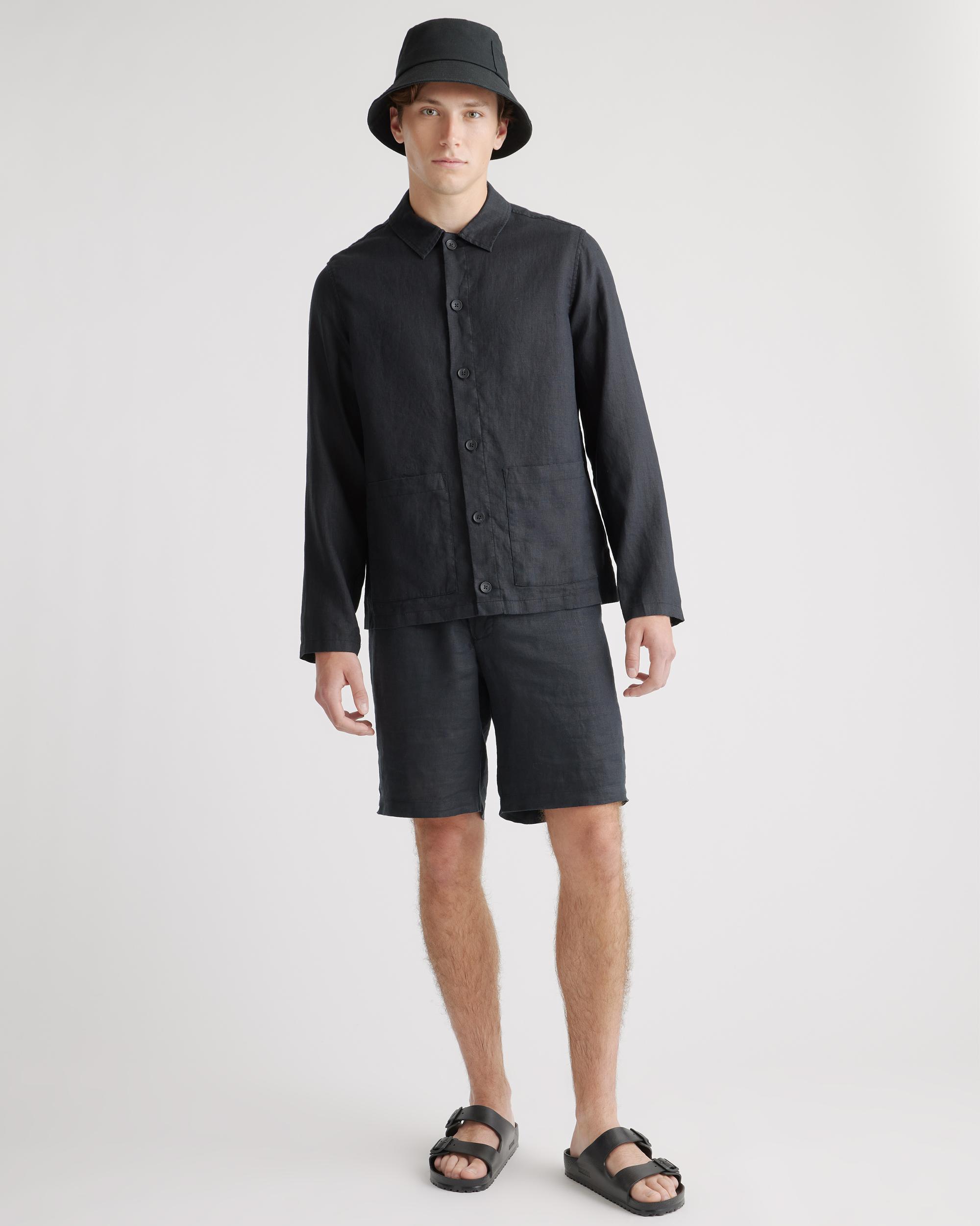 Quince | Men's 100% European Linen Chore Jacket Product Image