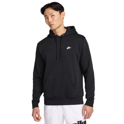 Nike Mens Club Pullover Fleece Hoodie | FN3859-010 Product Image