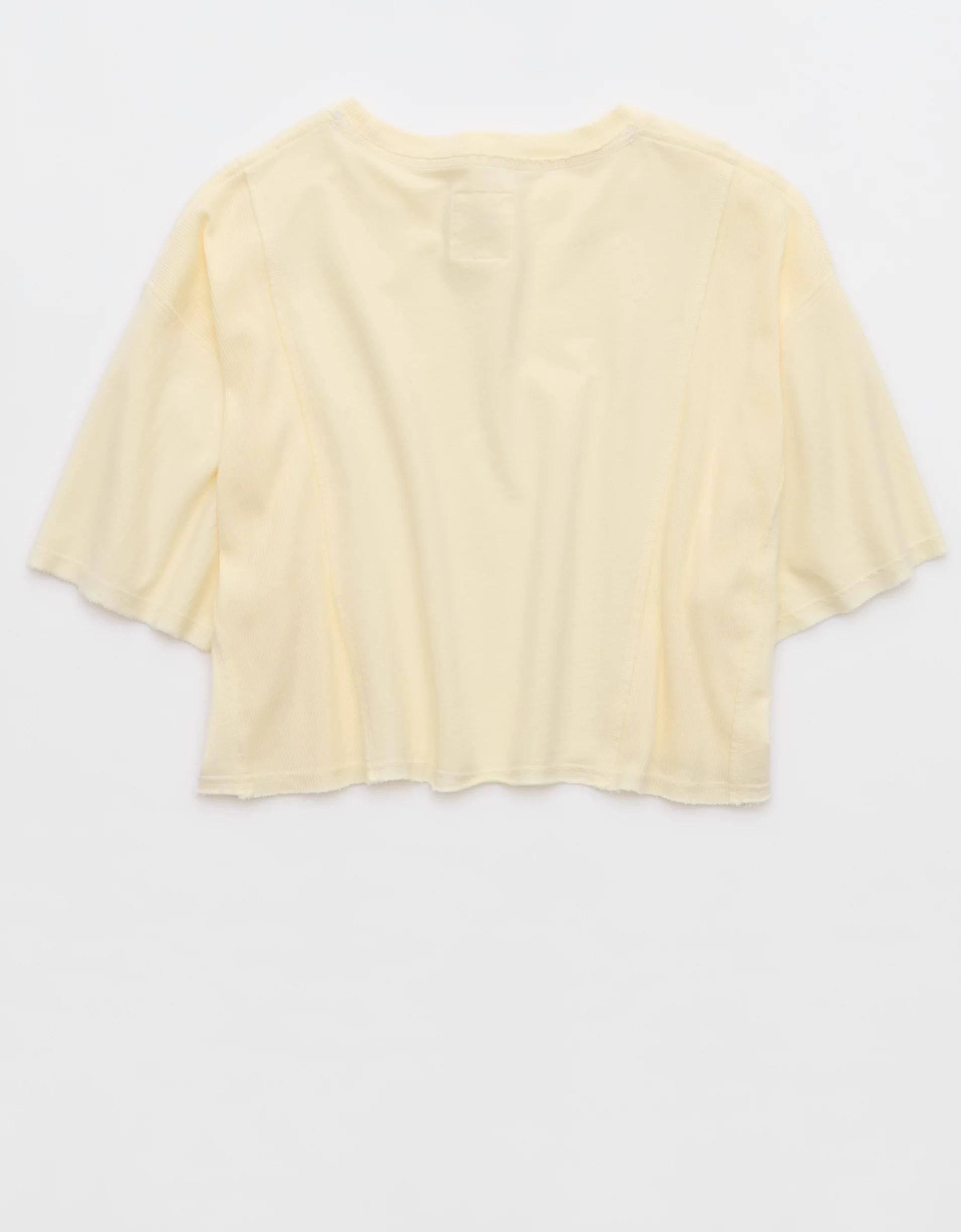 Aerie Let Loose Fleece T-Shirt Product Image