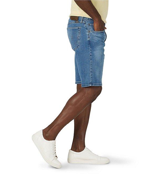Wrangler® Regular-Fit Mid-Rise 10.75#double; Inseam Denim Shorts Product Image