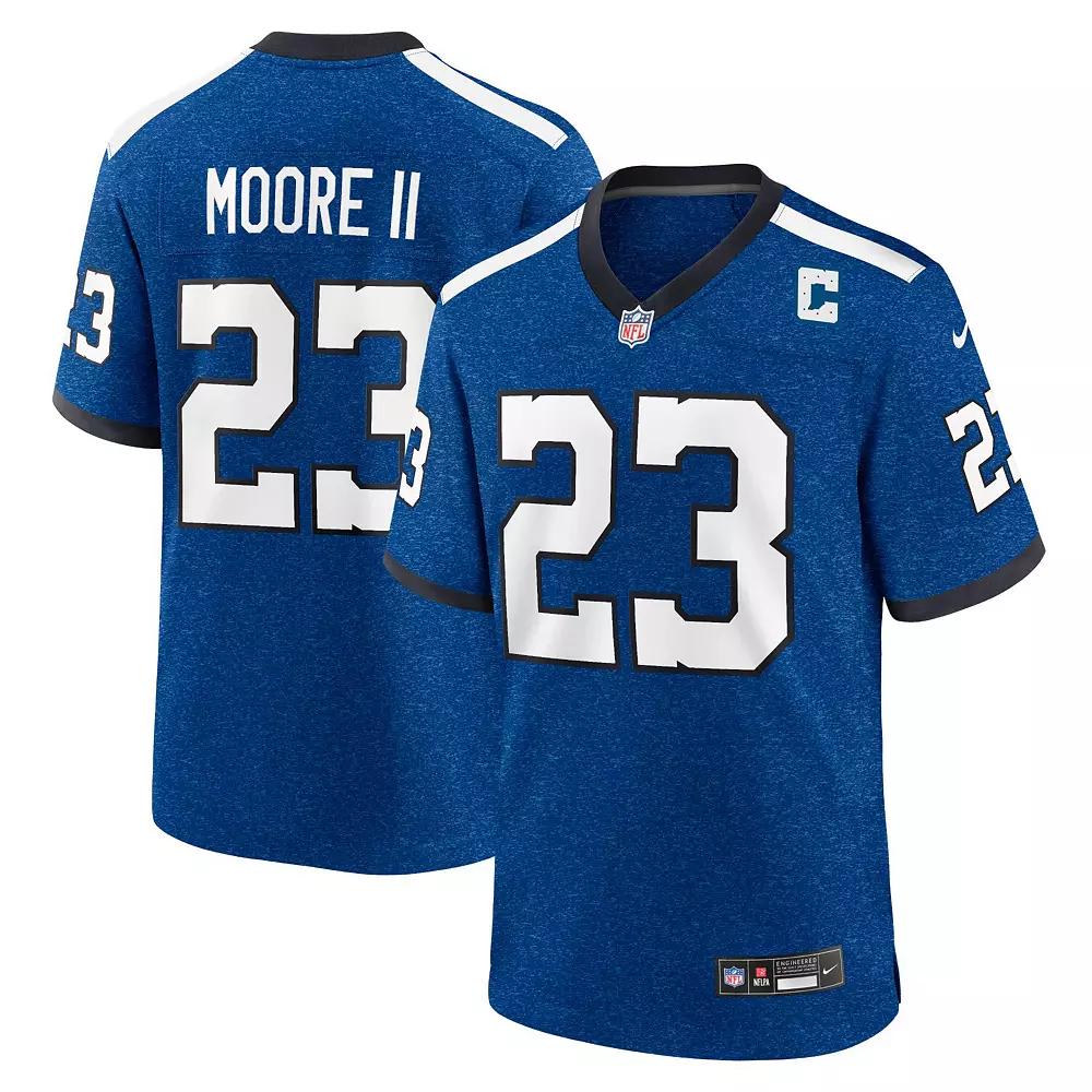 Men's Nike Kenny Moore II Royal Indianapolis Colts Indiana Nights Alternate Game Jersey,  Product Image