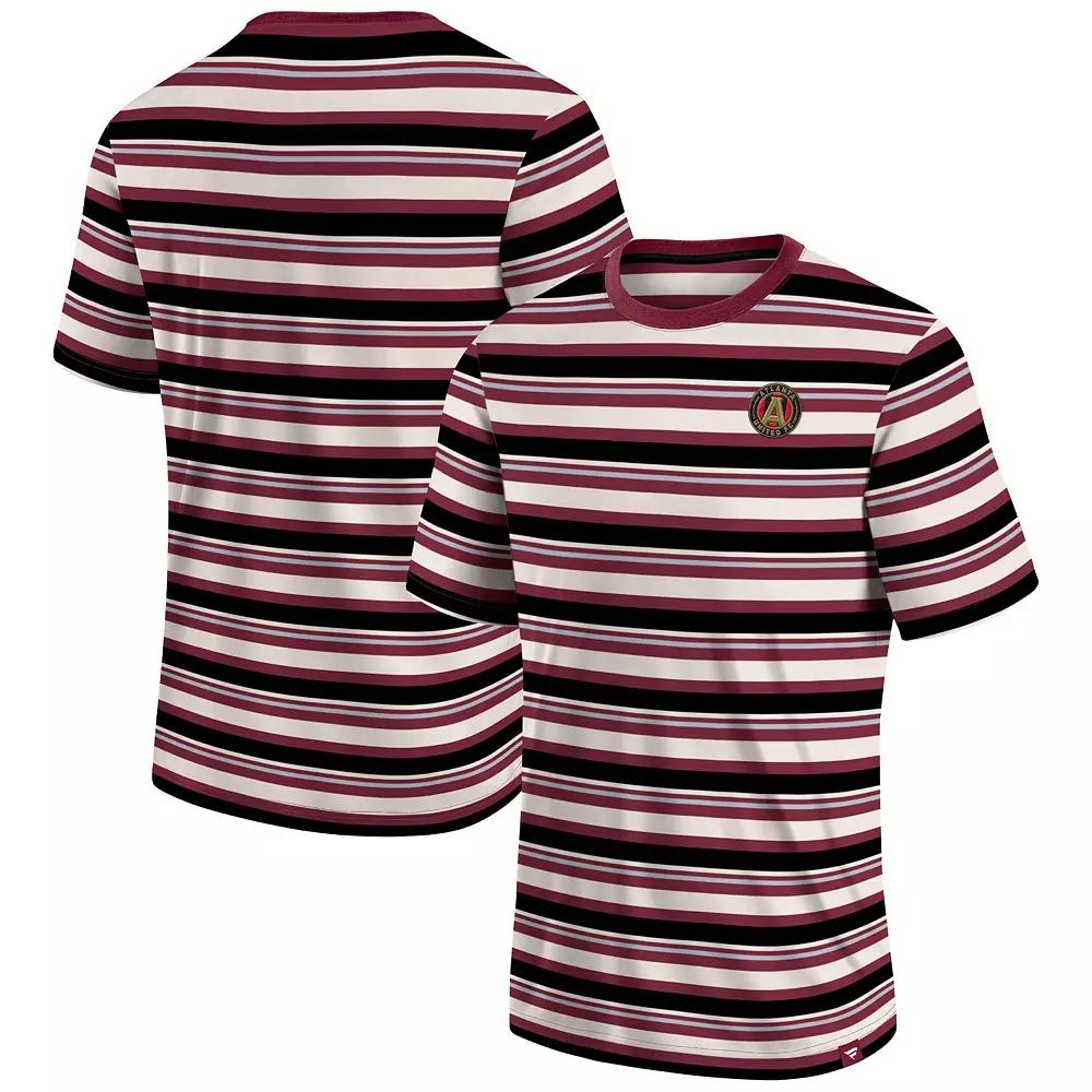 Men's Fanatics Branded Red Atlanta United FC Shot Clock Stripe T-Shirt, Size: Medium, Atu Red Product Image