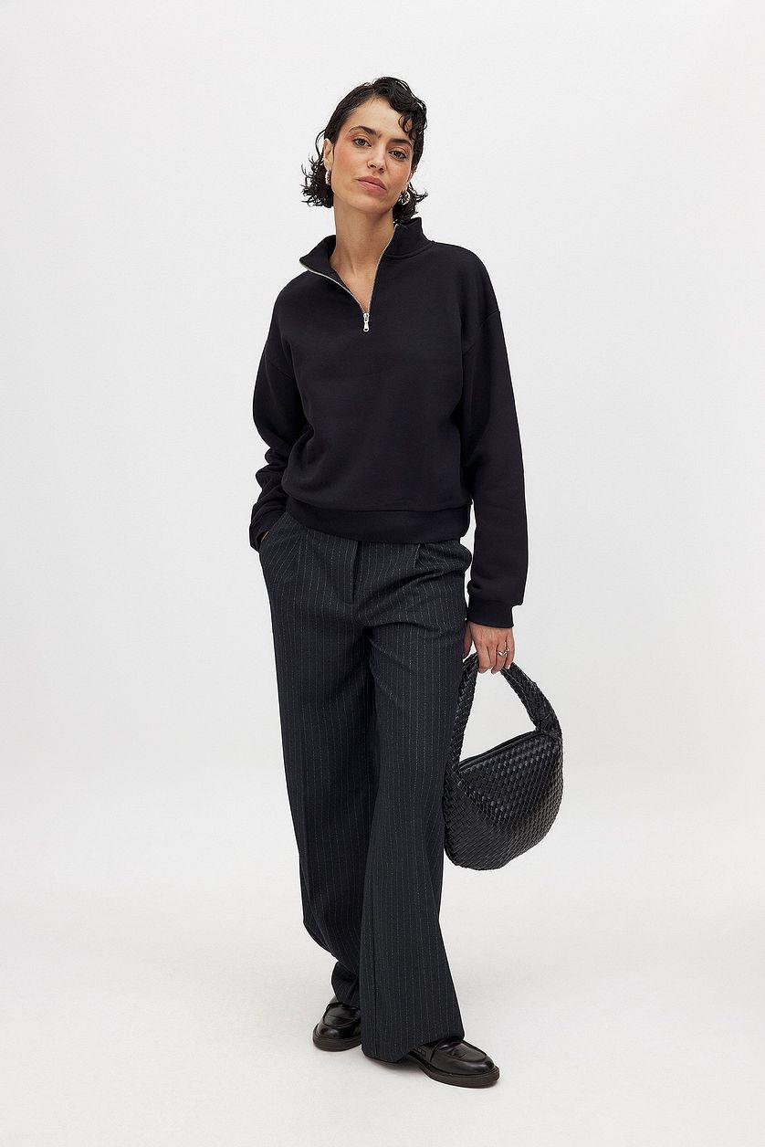 Zip Detail Sweatshirt Product Image