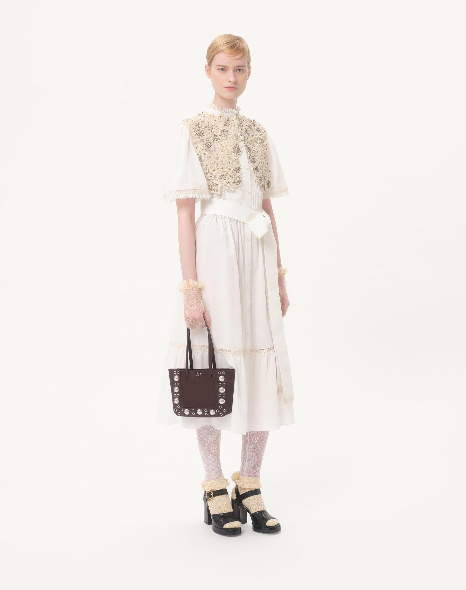 Valentino Garavani Nellcôte Mini Suede Shopping Bag Product Image