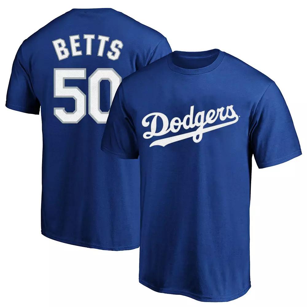 Men's Mookie Betts Royal Los Angeles Dodgers Big & Tall Name & Number T-Shirt,  Product Image