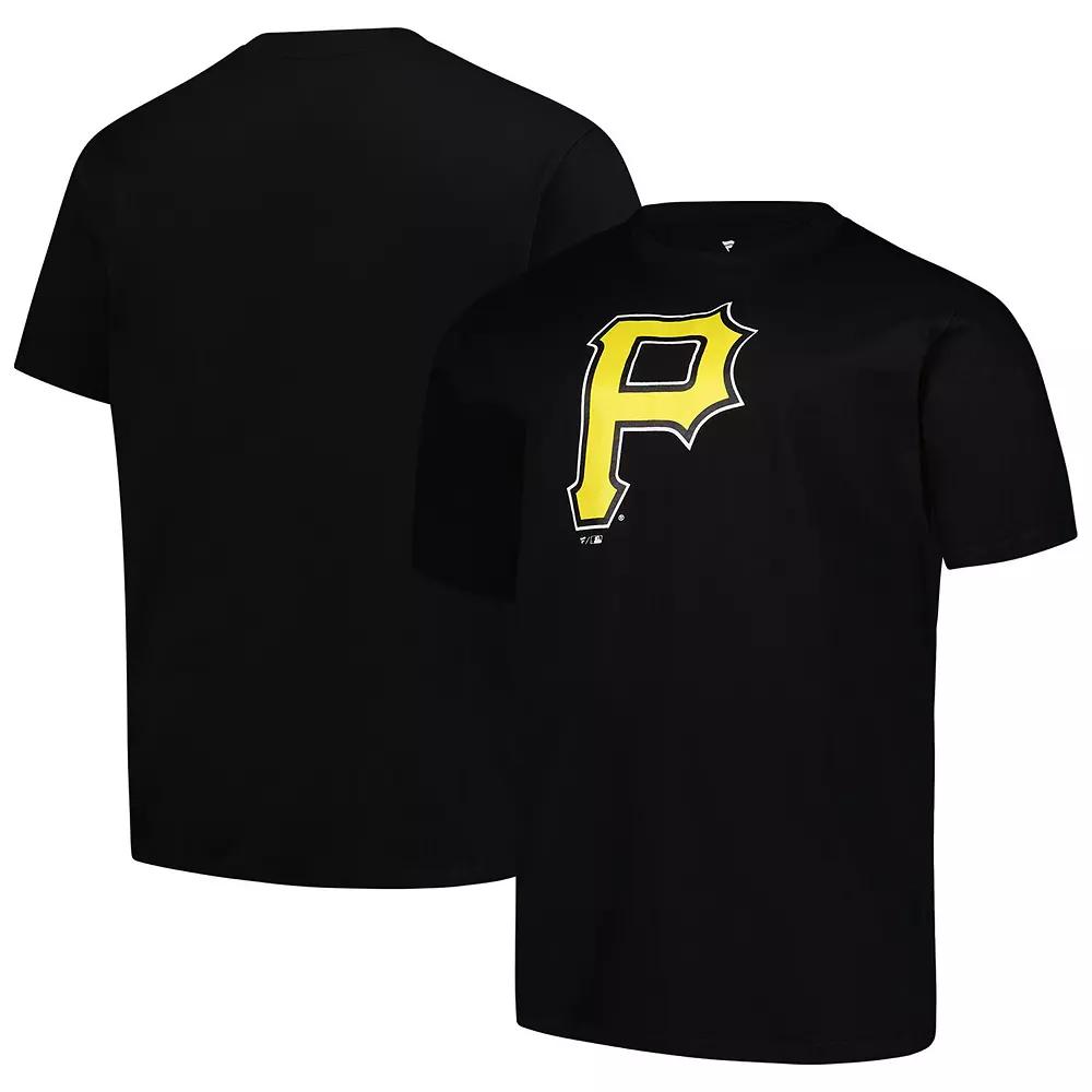 Men's Profile Black Pittsburgh Pirates Big & Tall Primary Logo T-Shirt,  Product Image