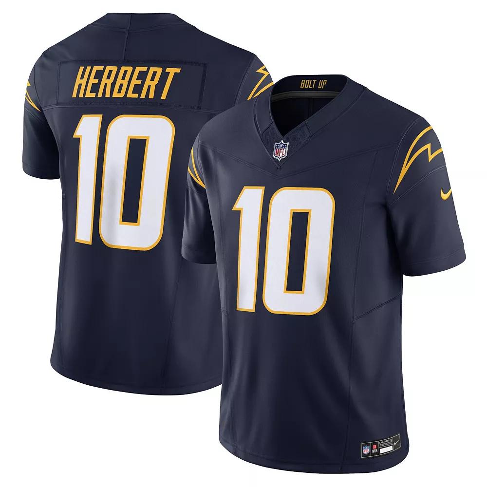 Men's Nike Justin Herbert Navy Los Angeles Chargers Vapor F.U.S.E. Limited Jersey,  Product Image