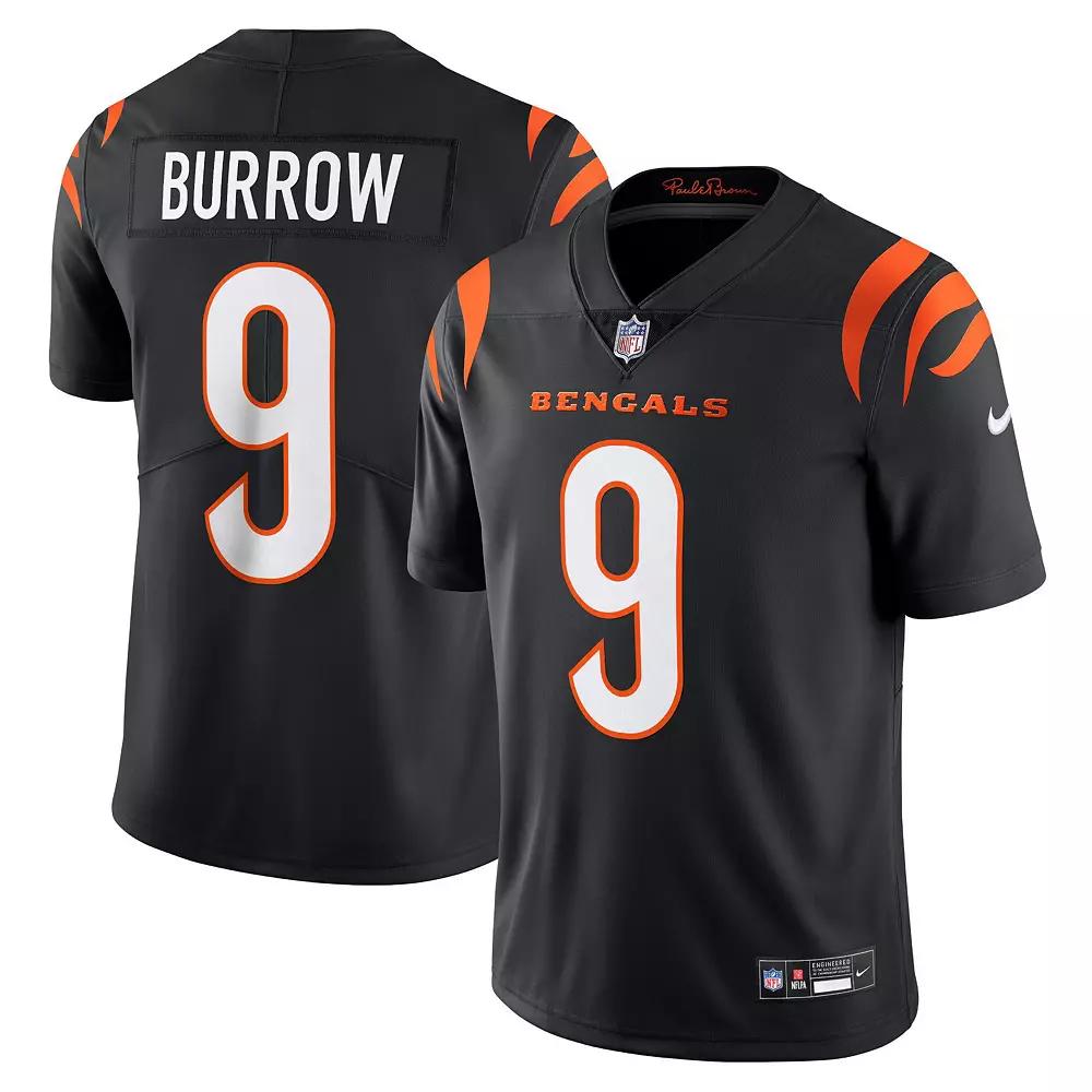 Men's Nike Joe Burrow Black Cincinnati Bengals Vapor Untouchable Limited Jersey,  Product Image
