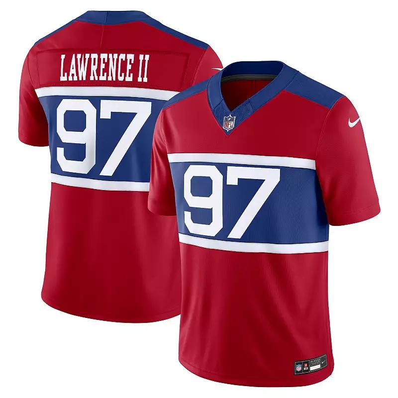 Men's Nike Dexter Lawrence II Century Red New York Giants Alternate Vapor F.U.S.E. Limited Jersey,  Product Image