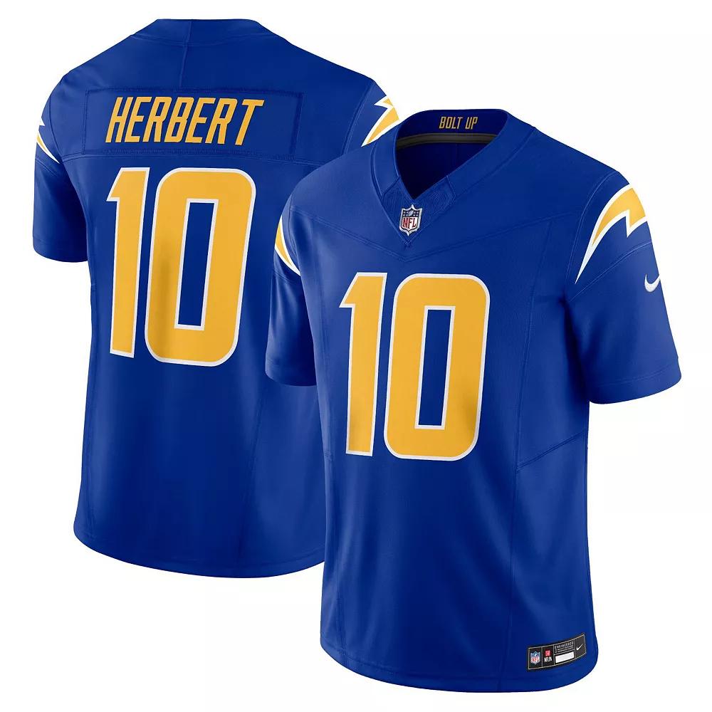 Men's Nike Justin Herbert Royal Los Angeles Chargers Vapor F.U.S.E. Limited Jersey,  Product Image