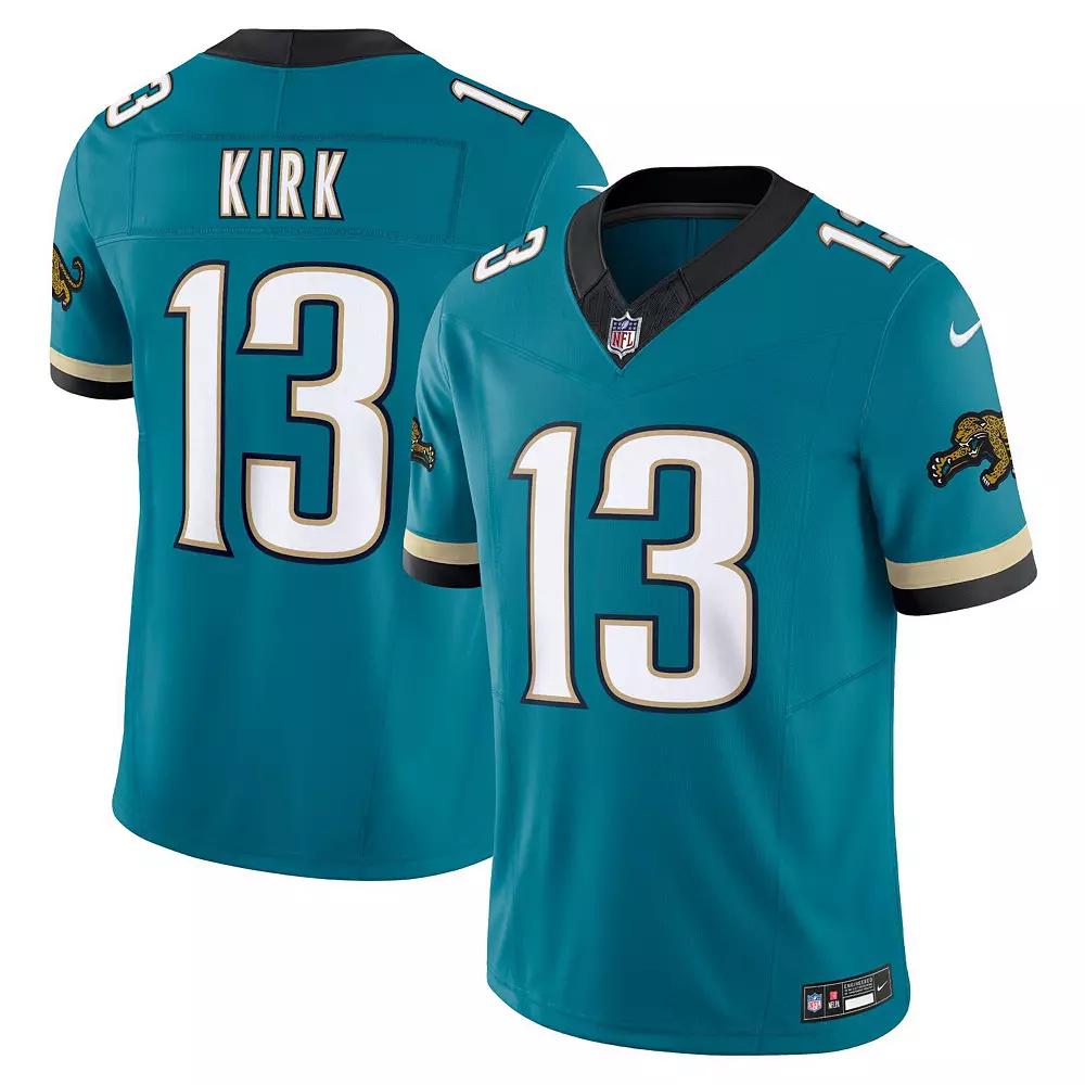Men's Nike Christian Kirk Teal Jacksonville Jaguars Prowler Throwback Vapor F.U.S.E. Limited Jersey, Size: 3XL, Blue Product Image