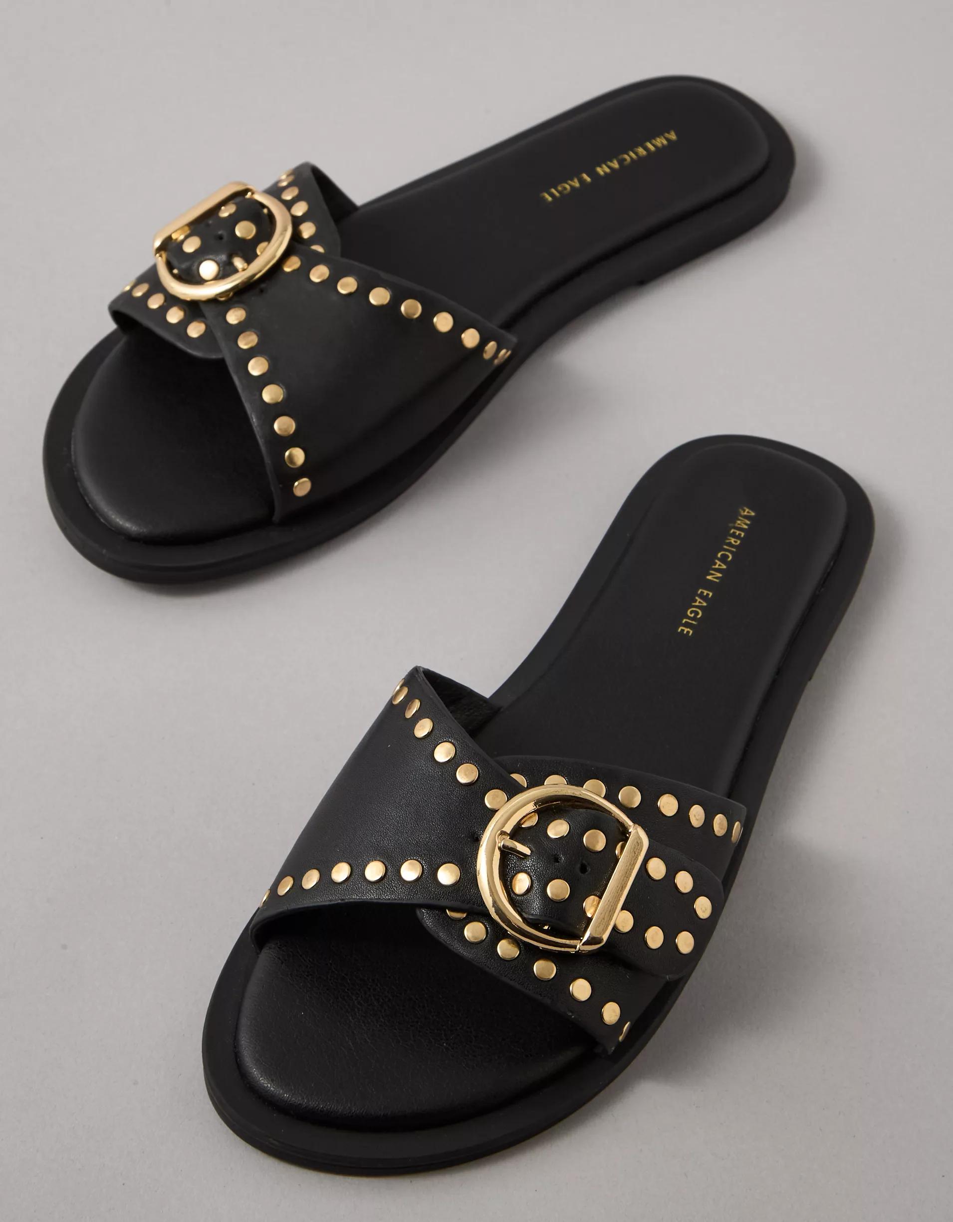 AE Studded Buckle Slide Sandal Product Image