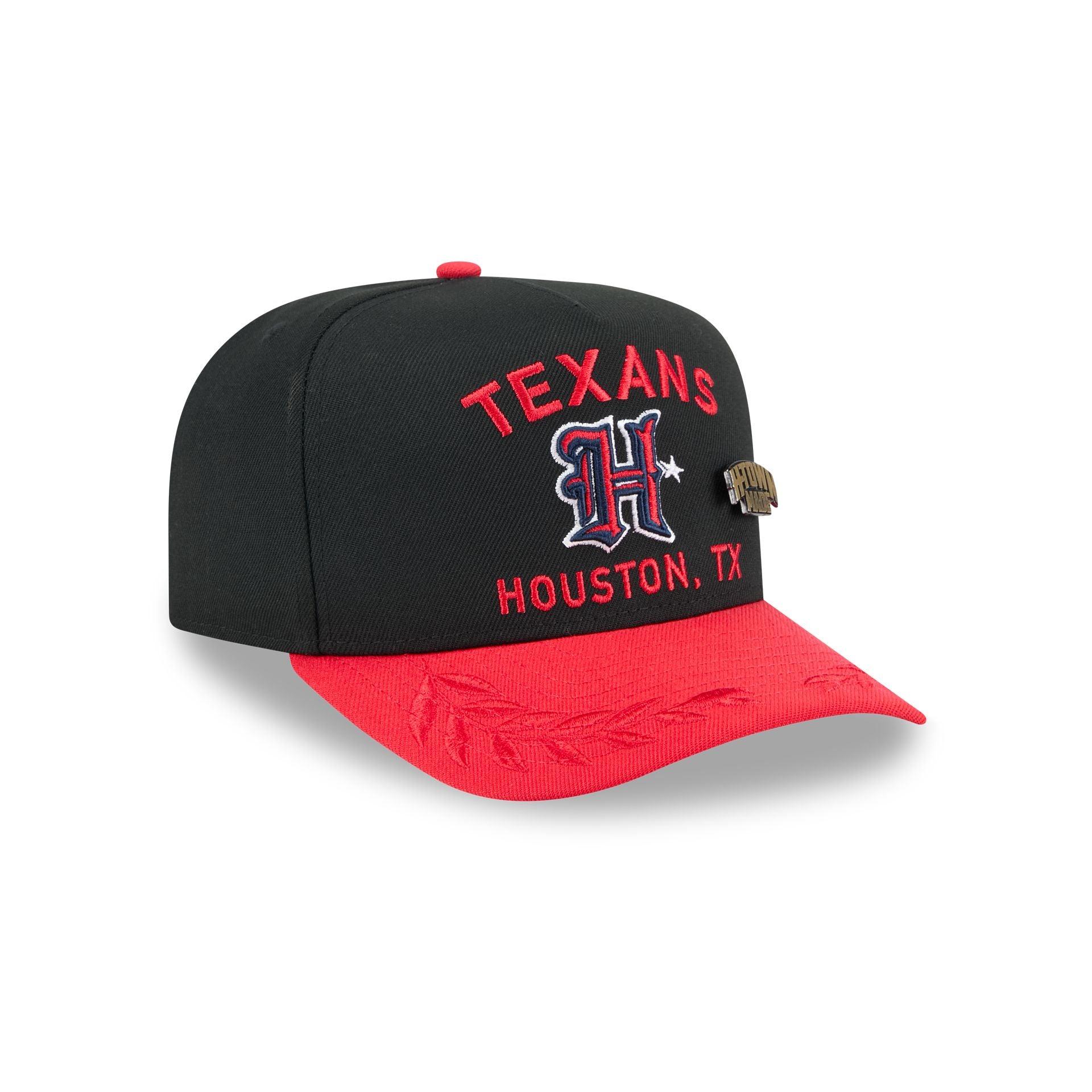Houston Texans 2025 Draft Black 59FIFTY A-Frame Fitted Hat Male Product Image