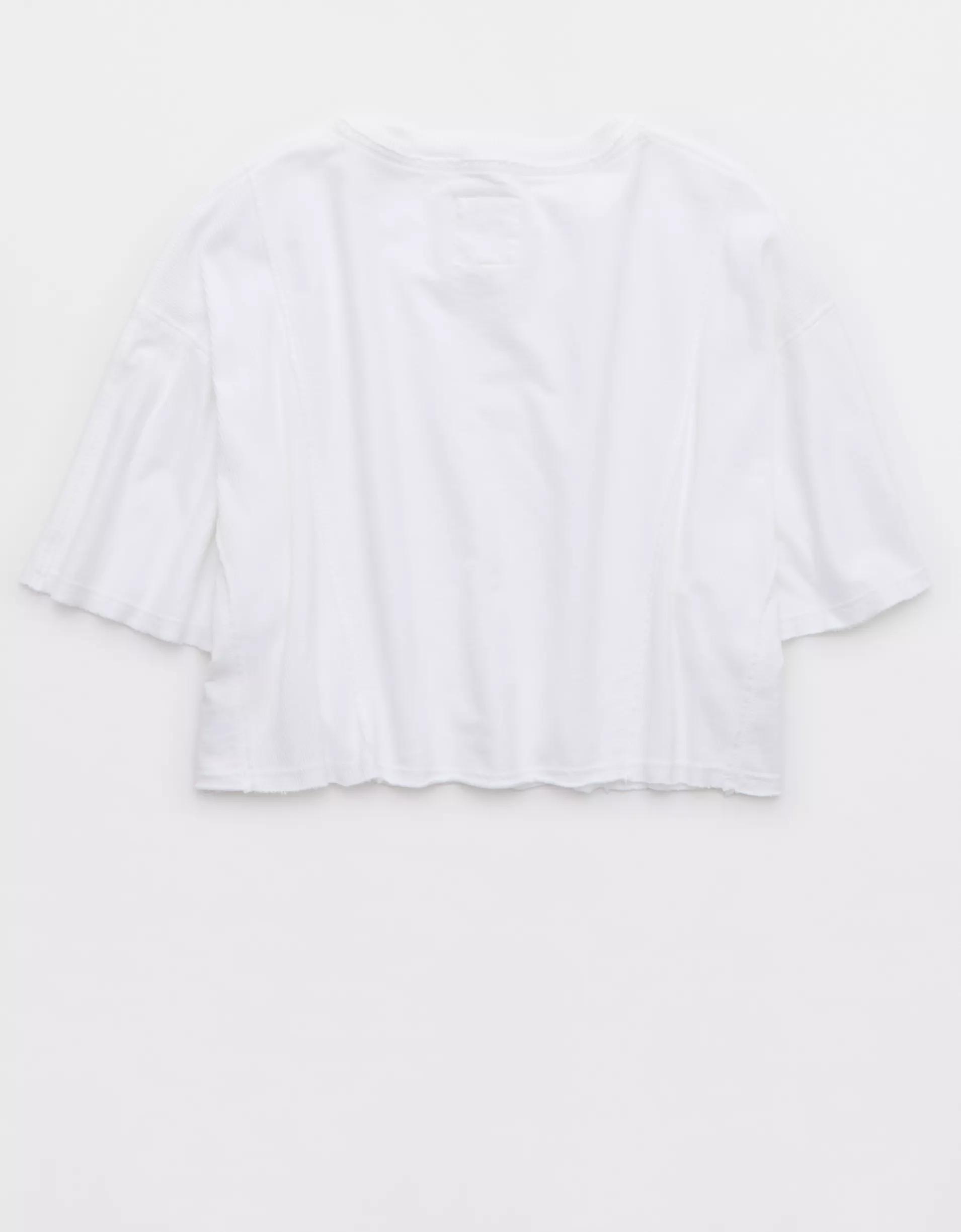 Aerie Let Loose Fleece T-Shirt Product Image