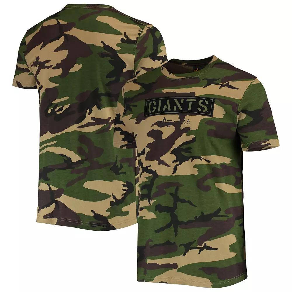 Men's New Era Camo San Francisco Giants Club T-Shirt, Size: XL, Green Product Image