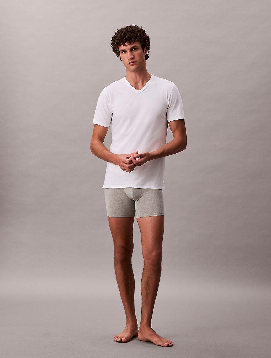 Cotton Stretch Blend 3-Pack Slim Fit V-Neck T-Shirt Product Image