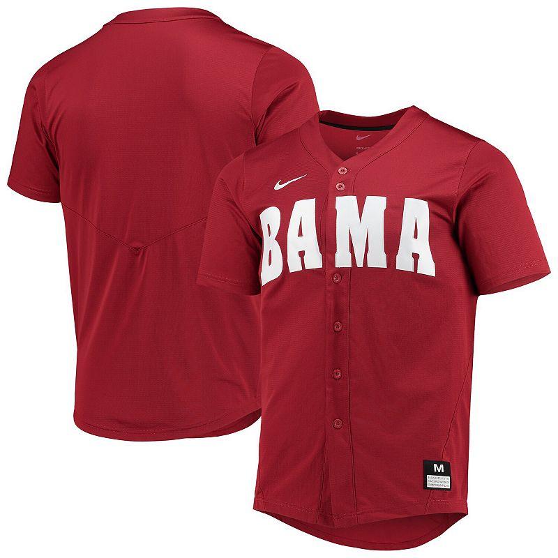 Men's Nike Crimson Alabama Crimson Tide Replica Baseball Jersey, Size: Medium, Red Product Image