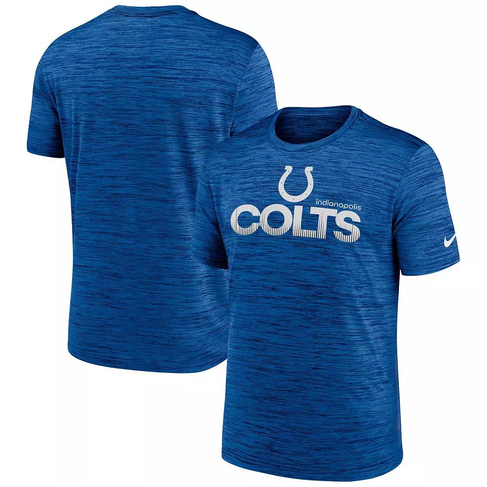 Men's Nike Royal Indianapolis Colts Blitz Velocity Modern Performance T-Shirt,  Product Image