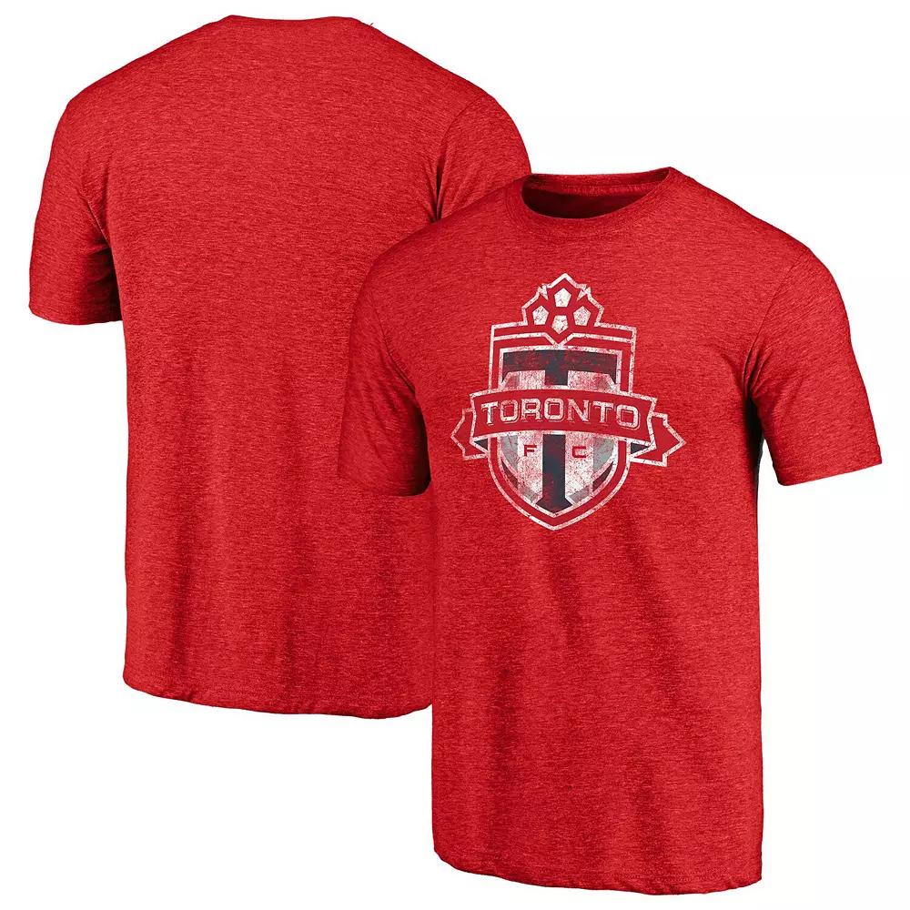Men's Fanatics Heather Red Toronto FC Vintage T-Shirt,  Product Image