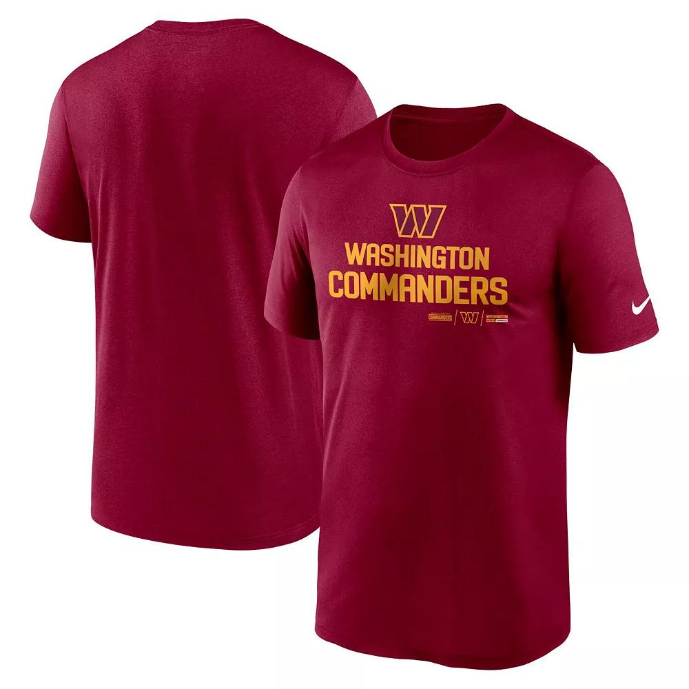 Men's Nike Burgundy Washington Commanders Legend Community Performance T-Shirt,  Product Image